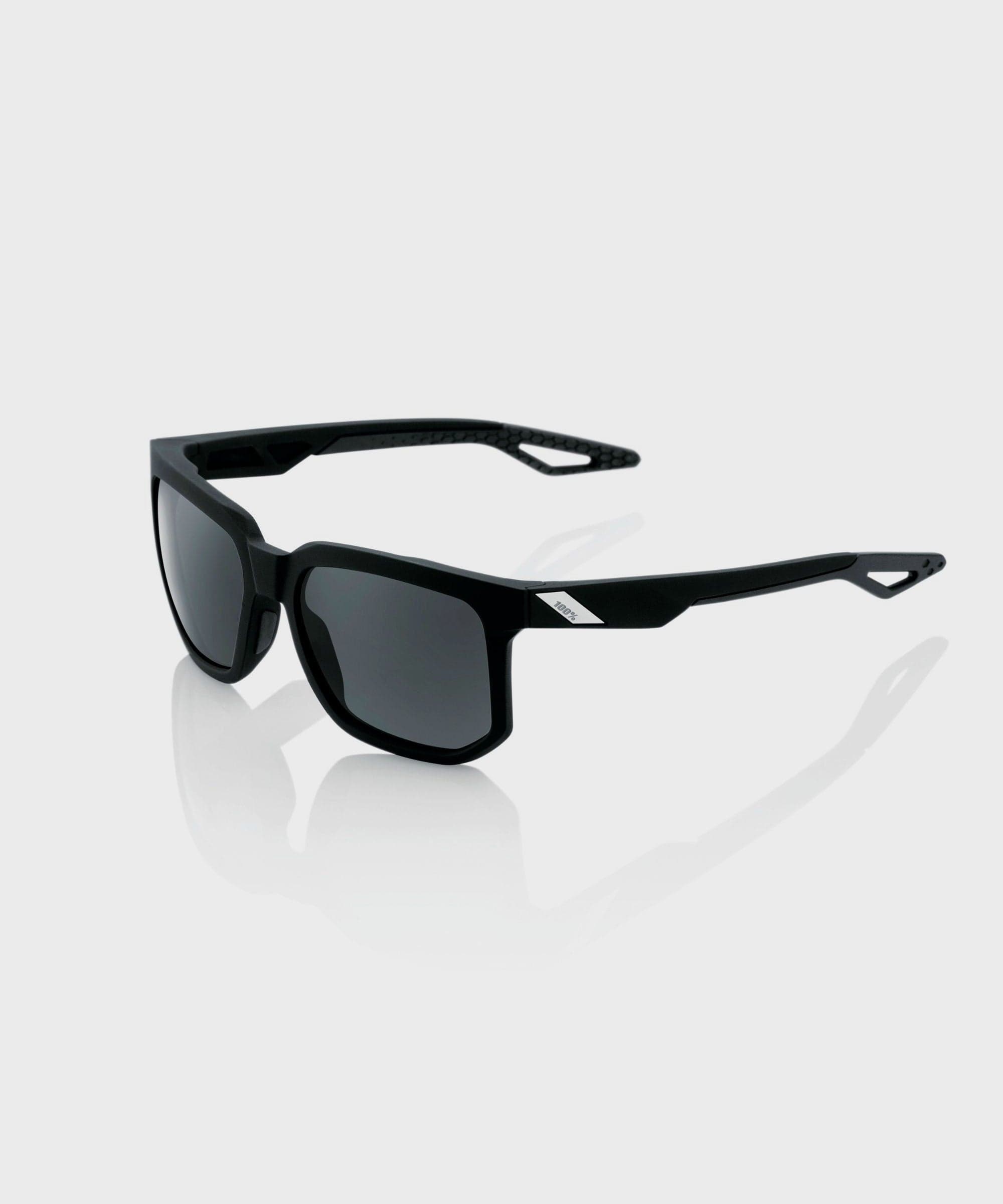 100% Centric Glasses - Soft Tact Black / Grey PEAKPOLAR Lens