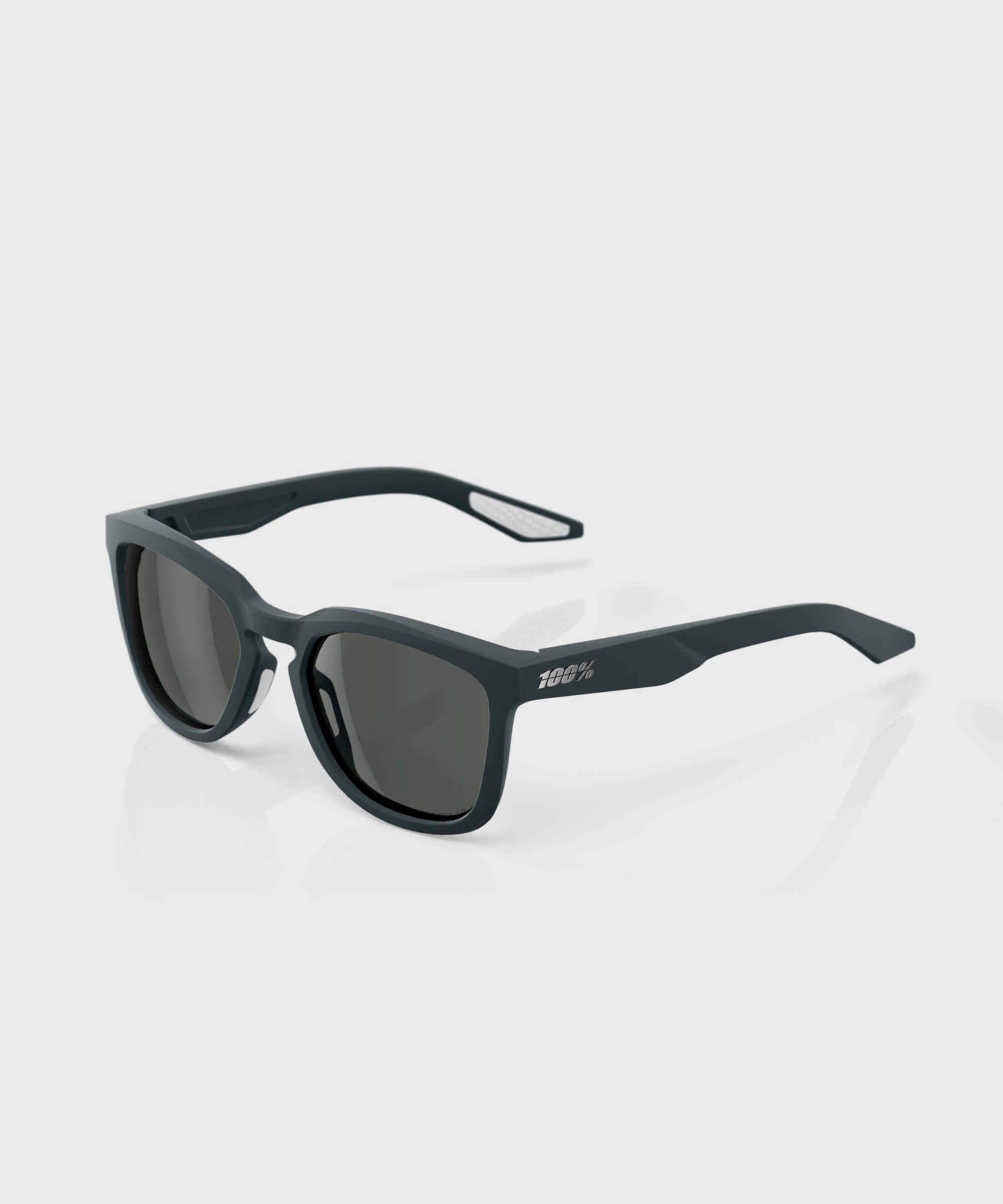 100% Hudson Glasses - Soft Tact Desert Shadow / Grey PEAKPOLAR Lens