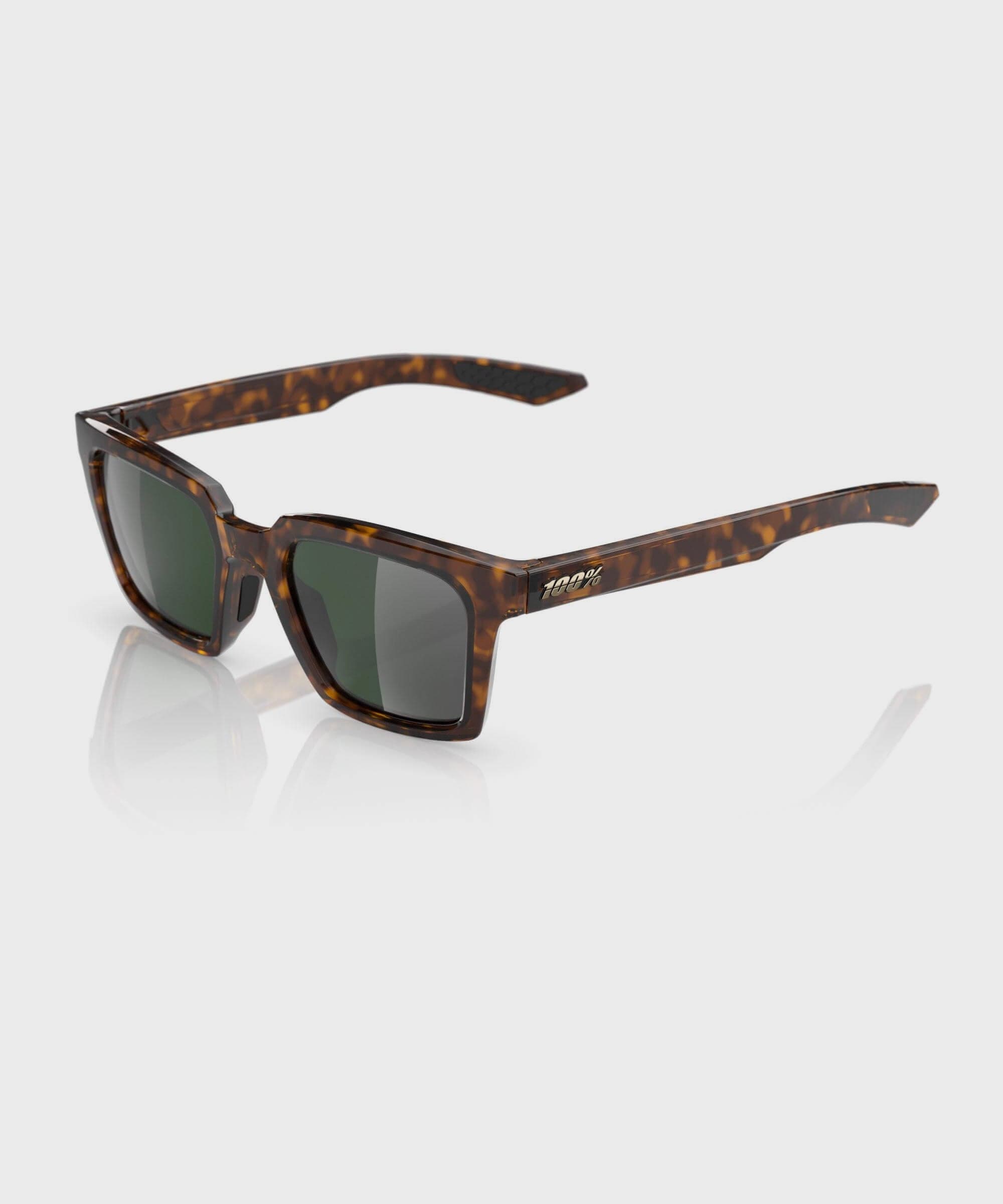 100% Erba Glasses - Gloss Havana / Gold Mirror Lens