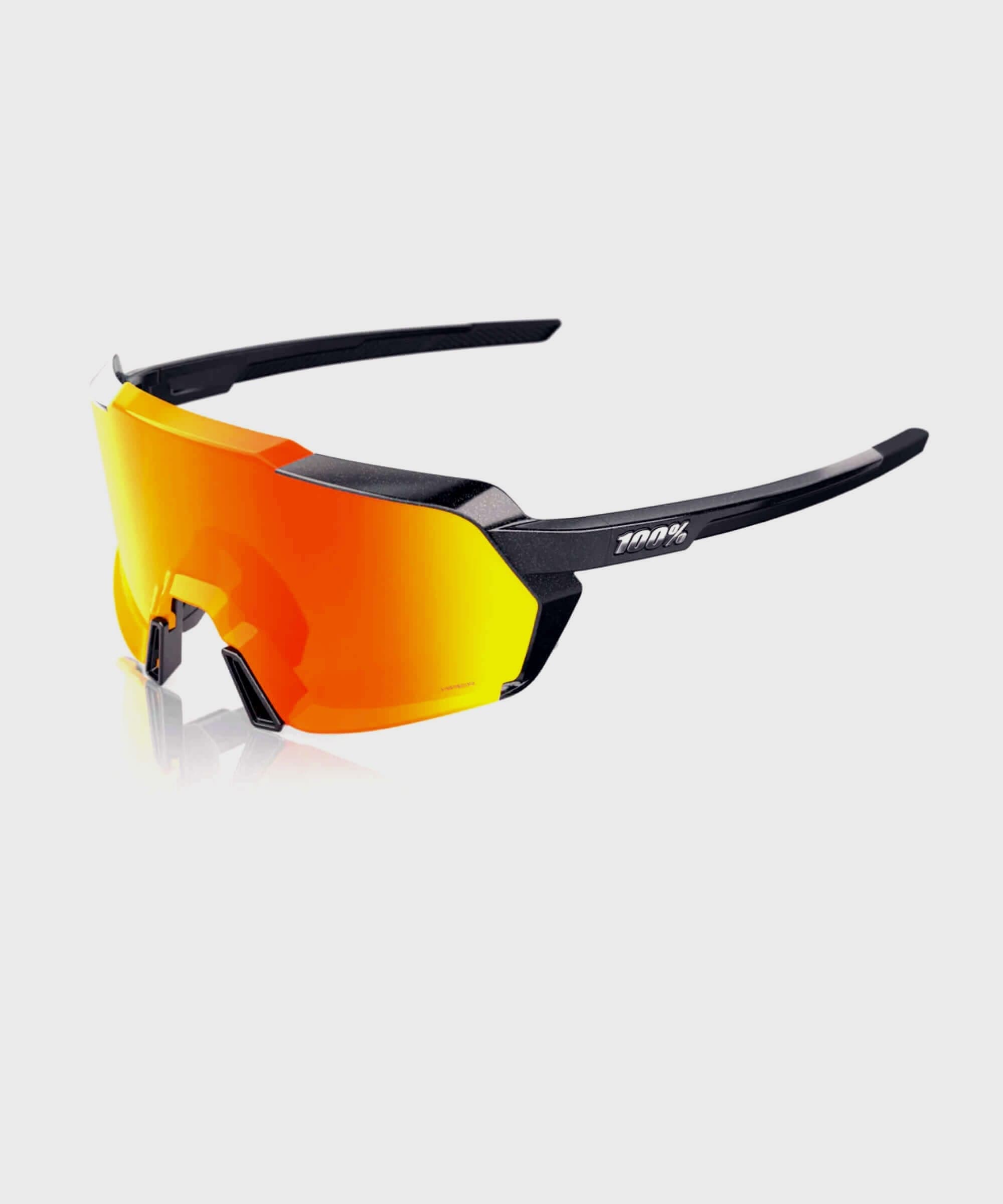 100% Korbin Glasses - Gloss Metallic Back/HiPER Red Multilayer Mirror Lens