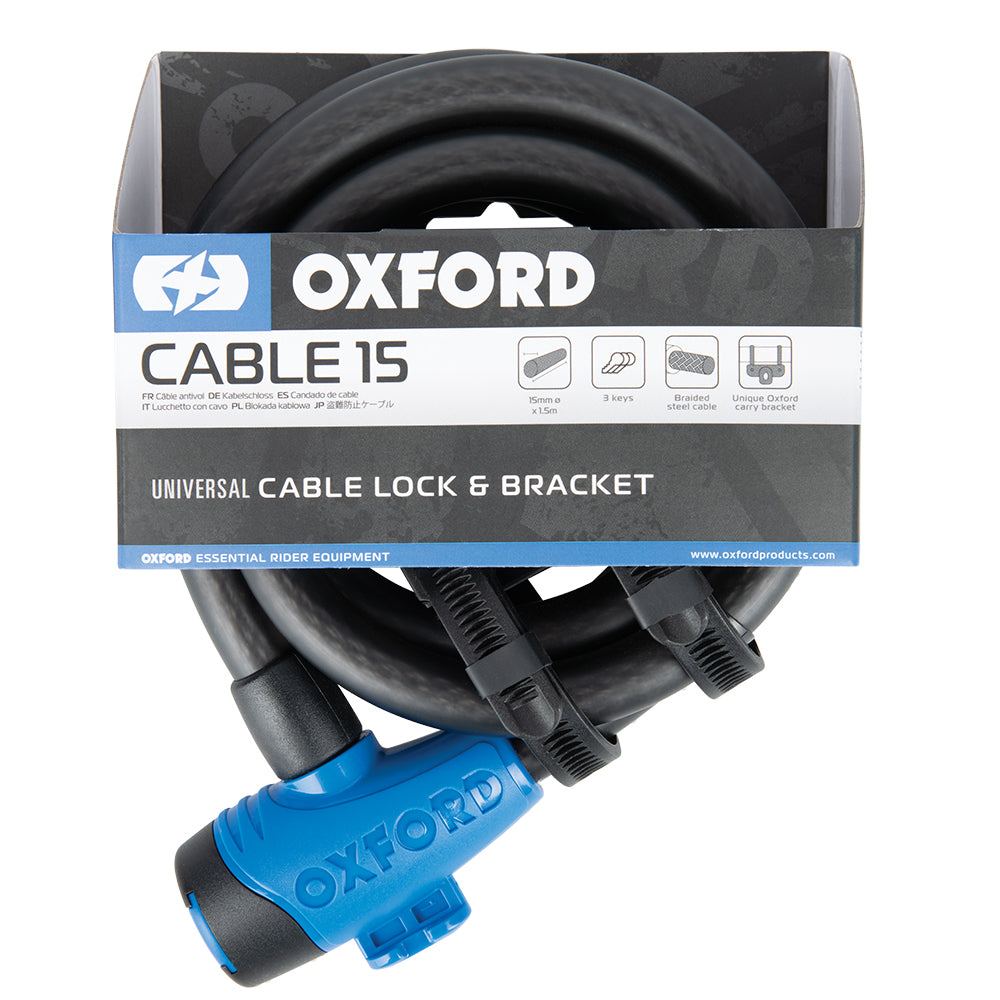 Oxford Cable15 (Smoke) 15mm x 1500mm