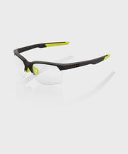 100% Sportcoupe Glasses - Soft Tact Cool Grey / Photochromic Lens