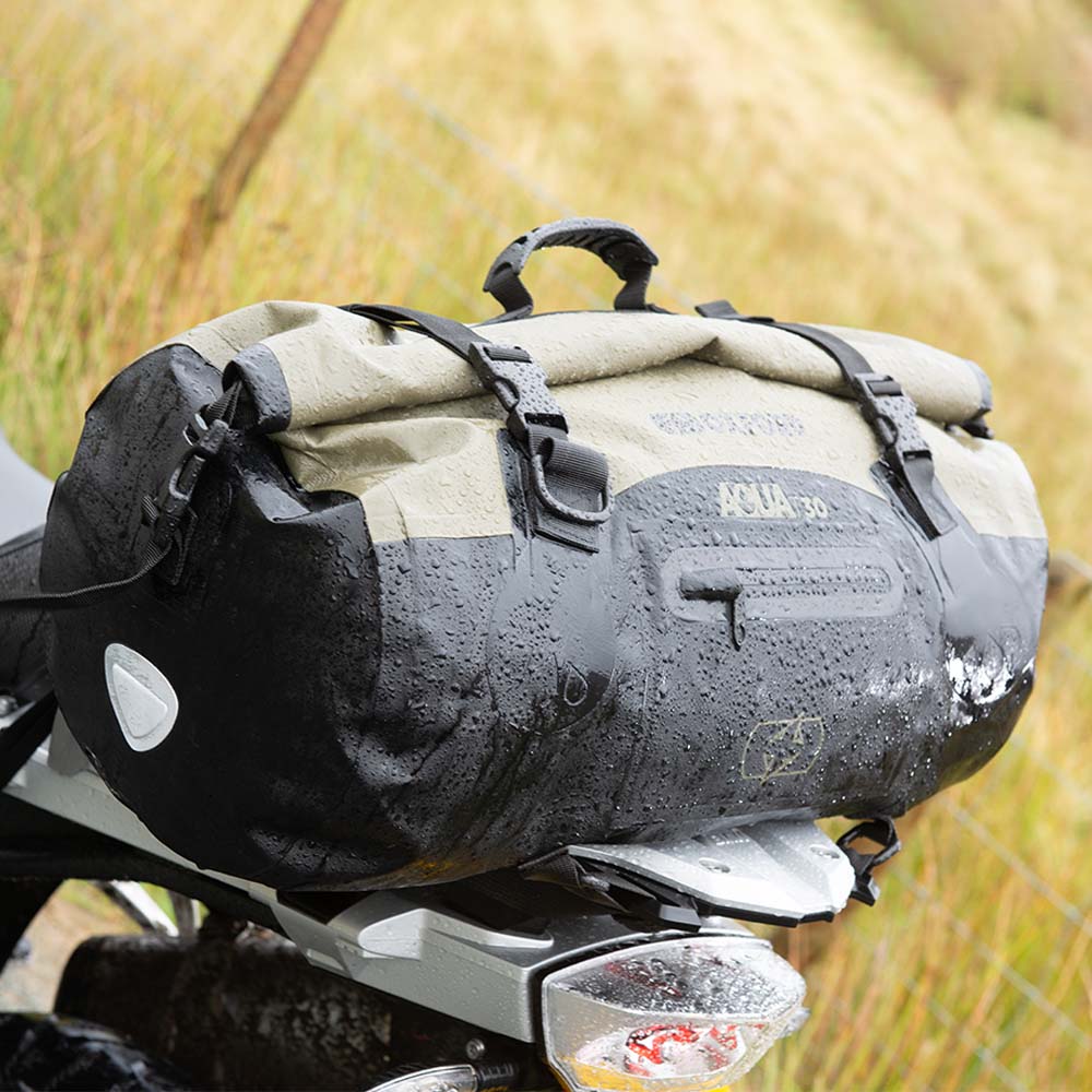 Oxford Aqua T-70 Roll Bag- Grey/Black