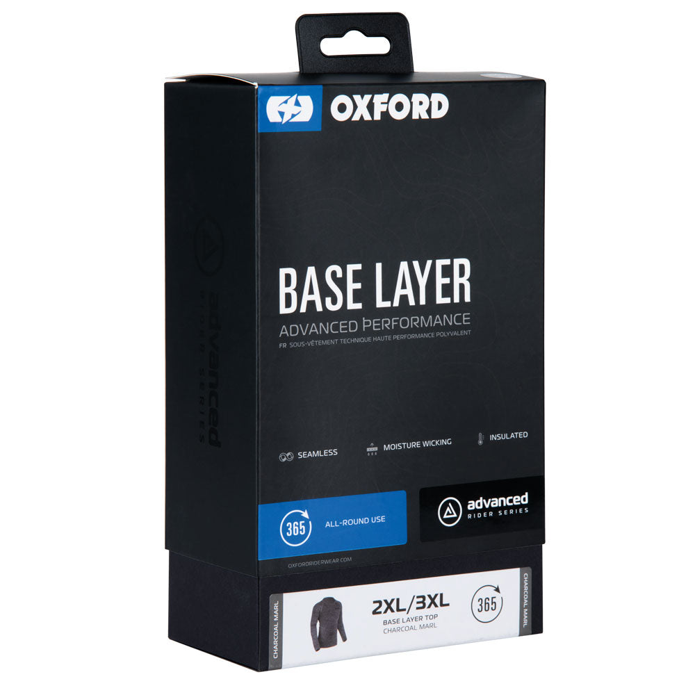 Oxford Advanced Base Layer MS Top Charcoal Marl SM