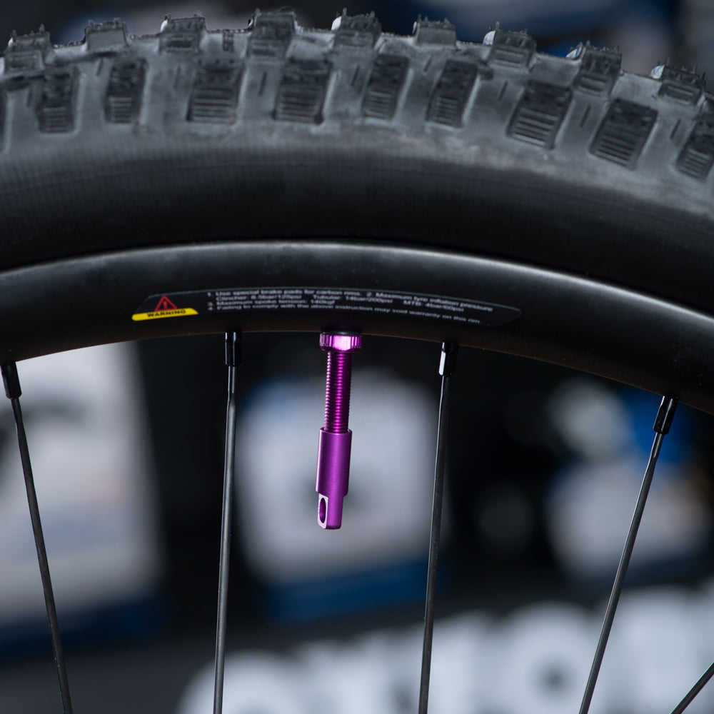 Oxford Tubeless Alloy Valve 48mm Blue
