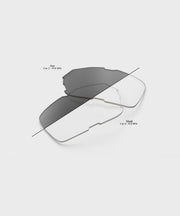 100% Eastcraft Replacement Dual Lens - Photochromic Clear / Smoke