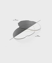 100% Westcraft Replacement Dual Lens - Photochromic Clear / Smoke