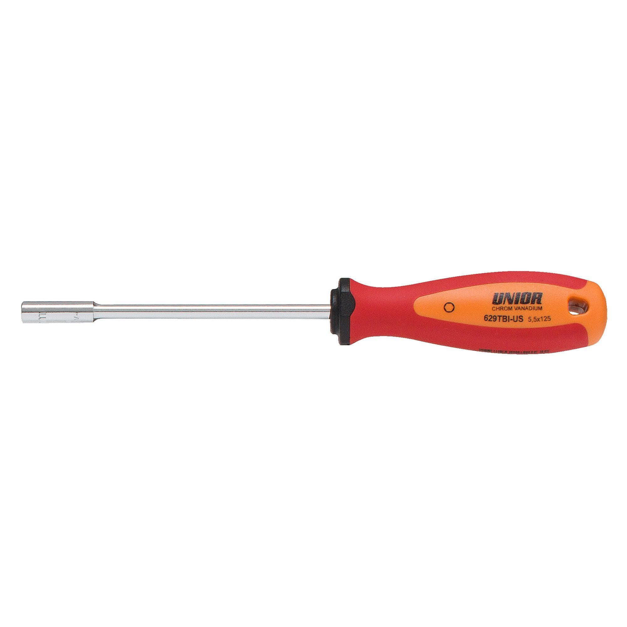 Unior Socket Wrench With Tbi Handle: Red 5.5Mm