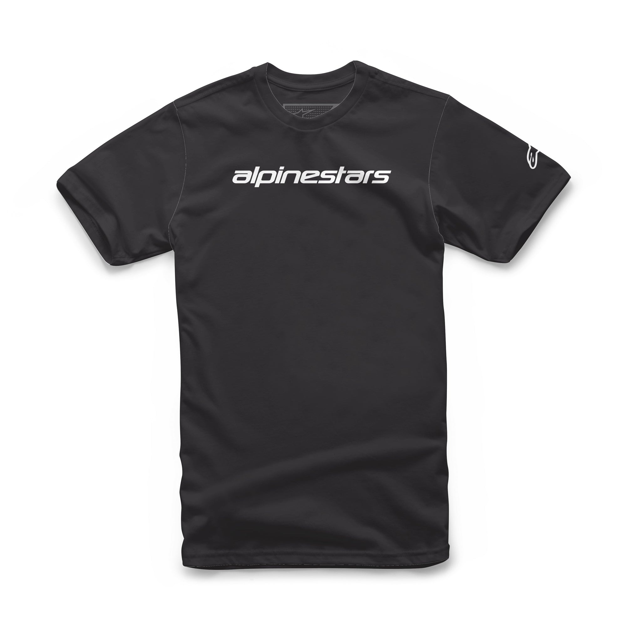 Linear Wordmark Tee Black Grey L