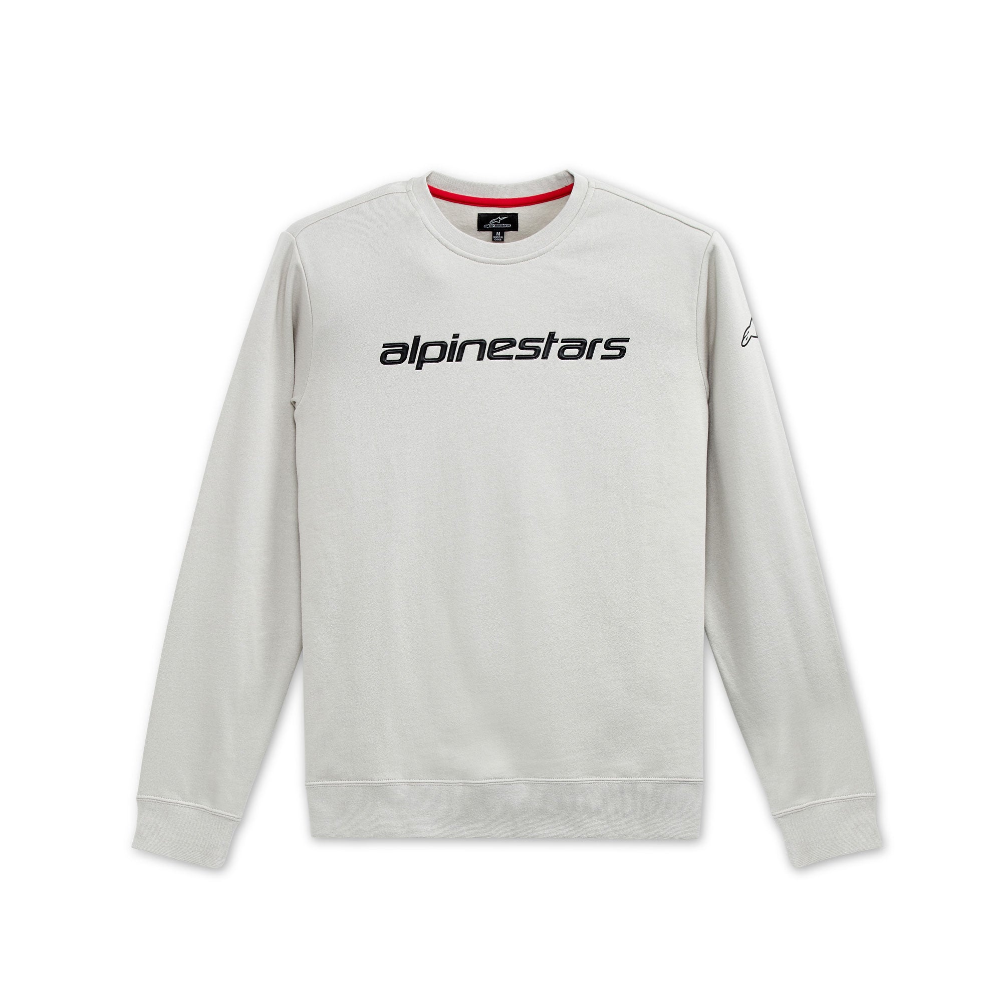 Linear Crew Fleece Silver Black S