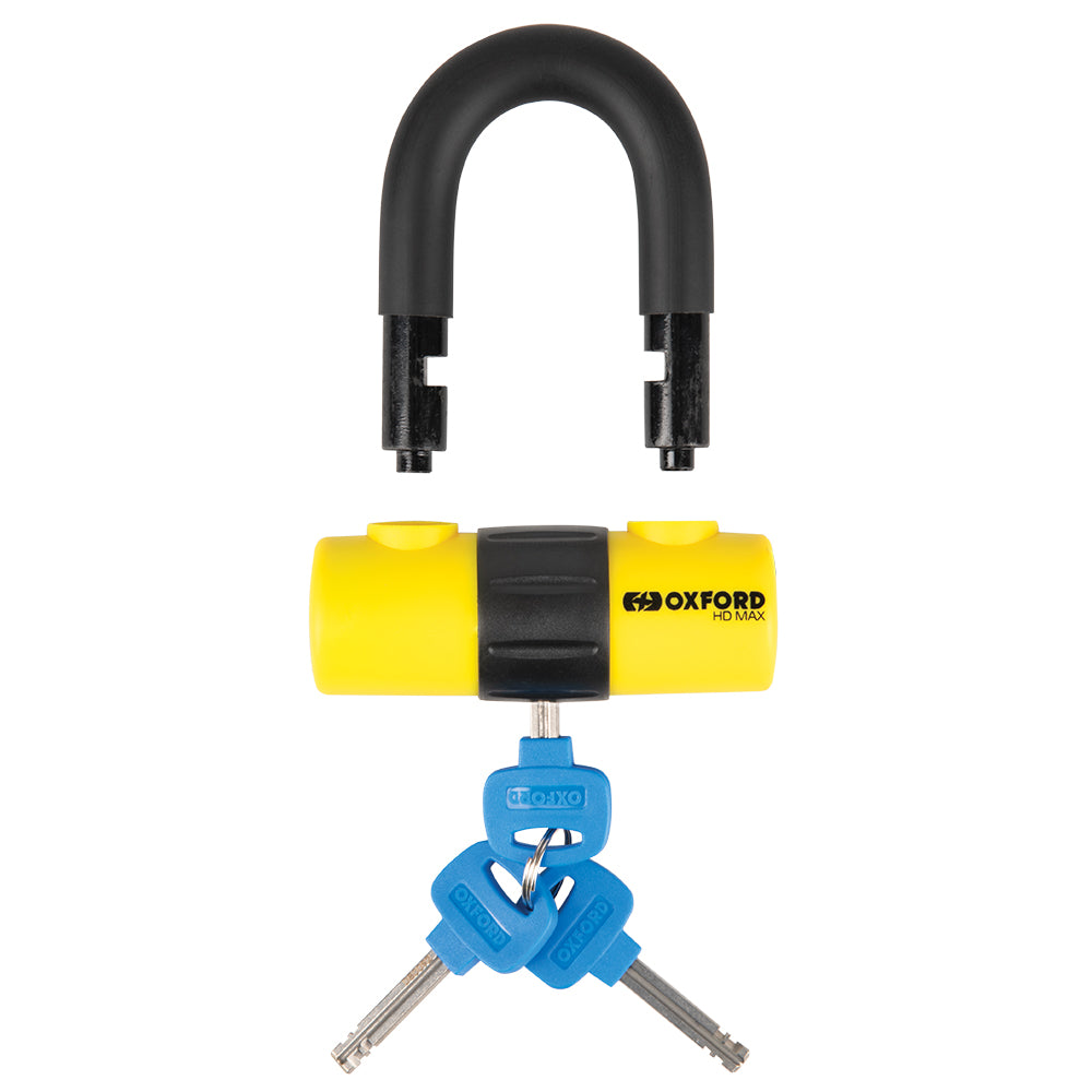 Oxford HD Max 14mm Disc Lock Yellow