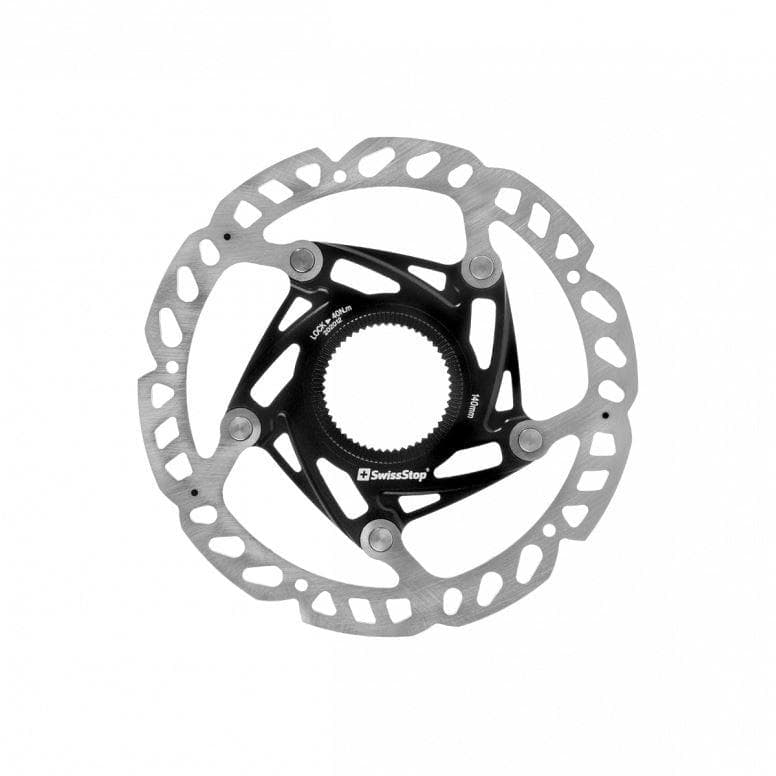 SwissStop Catalyst Race - Centre Lock - Silver/Black