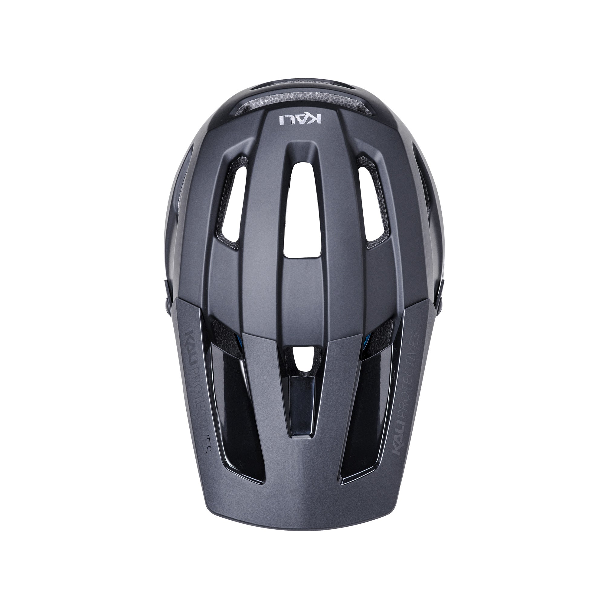 Kali DH Invader Sld Mat Black/Gls Black XS-M