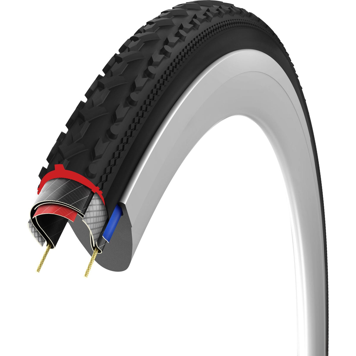 Vittoria Terreno T80 Coarse Loose 700x50c Gravel Endurance Full Black G2.0 Tubeless Ready