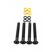 Orange Seal Valve Stems - Black - 48mm