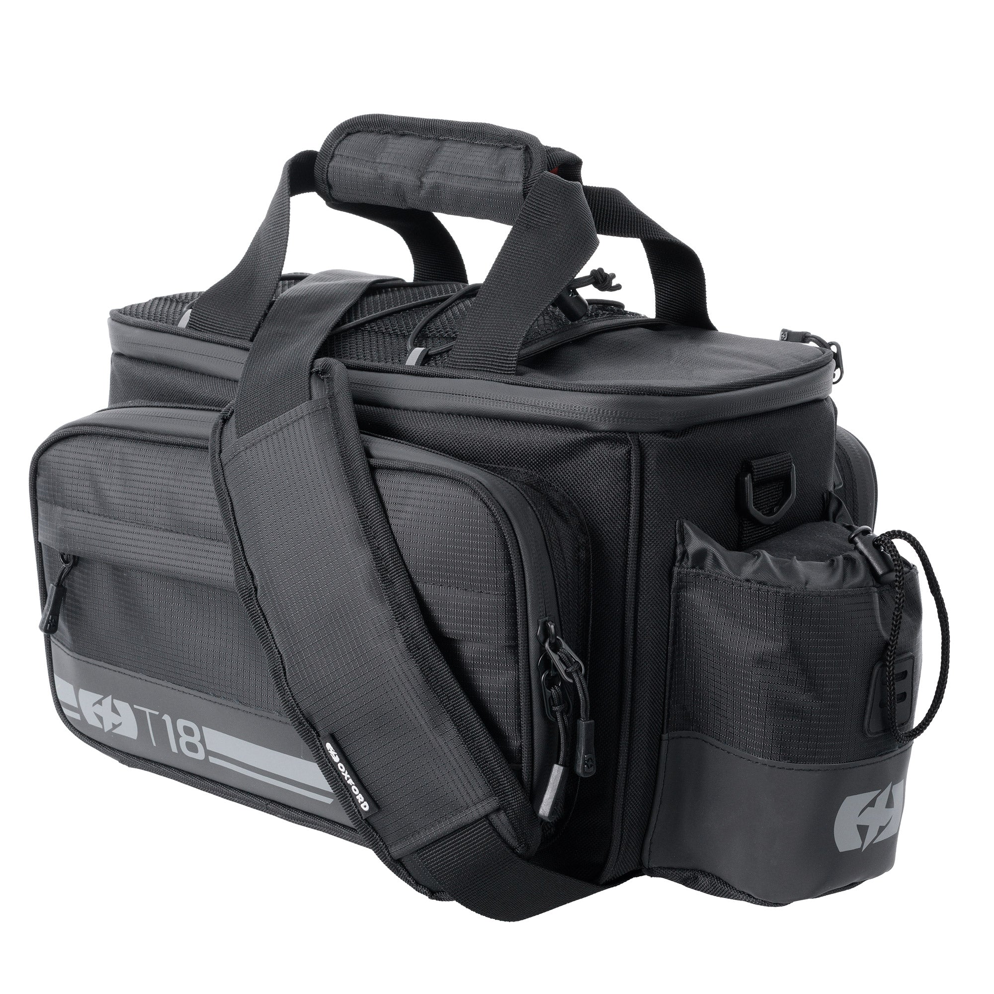 Oxford T18 Rack Top Bag With Panniers 18L