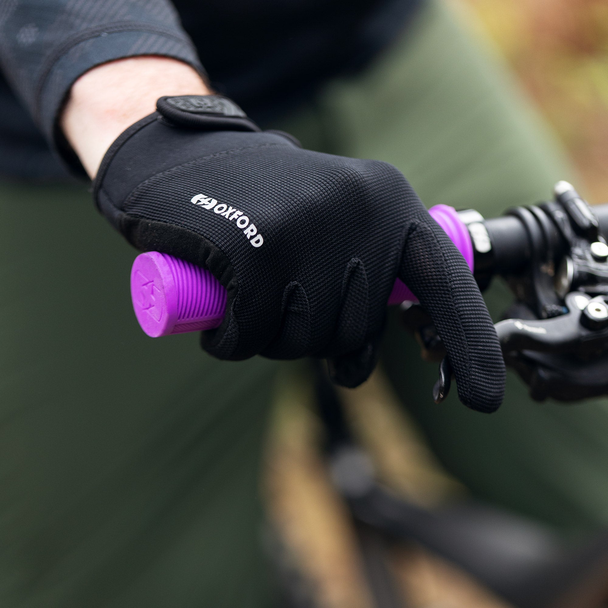 Oxford Driver Lock-on MTB Grips Purple