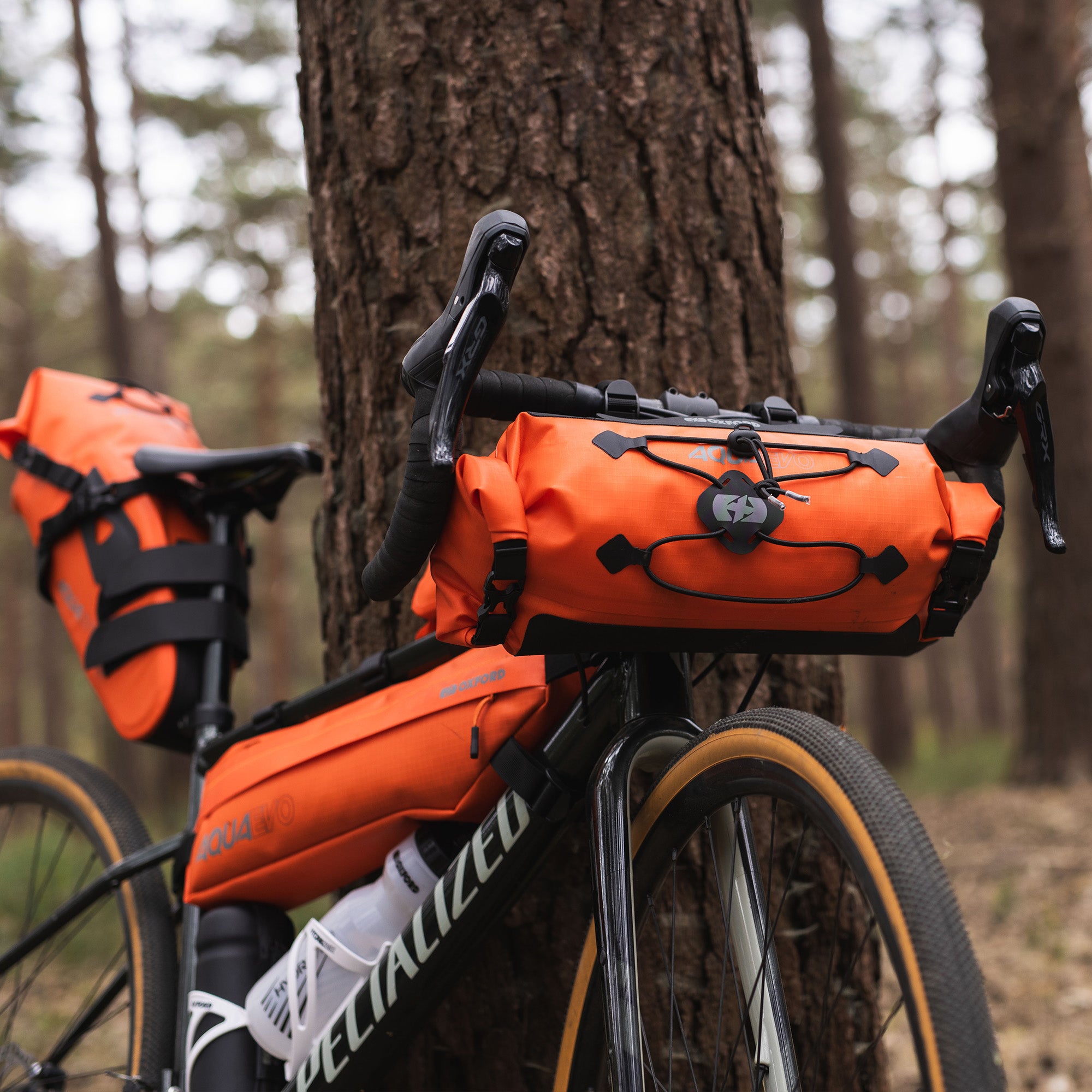 Oxford Aqua Evo Adventure Handlebar Pack-Orange