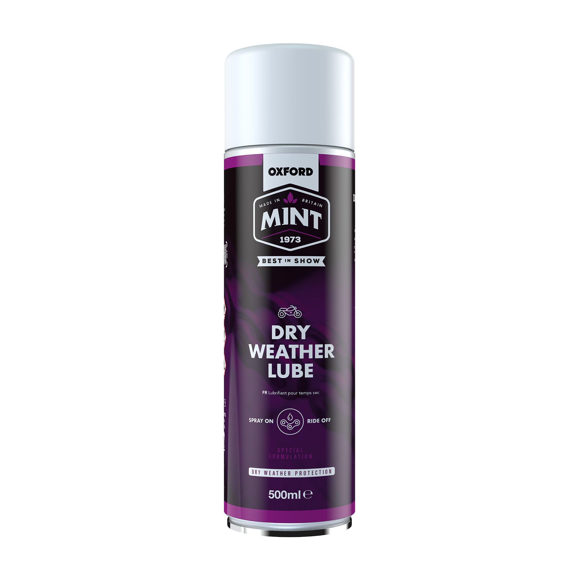 Oxford Mint Dry Weather Lube 500ml - Motorcycle