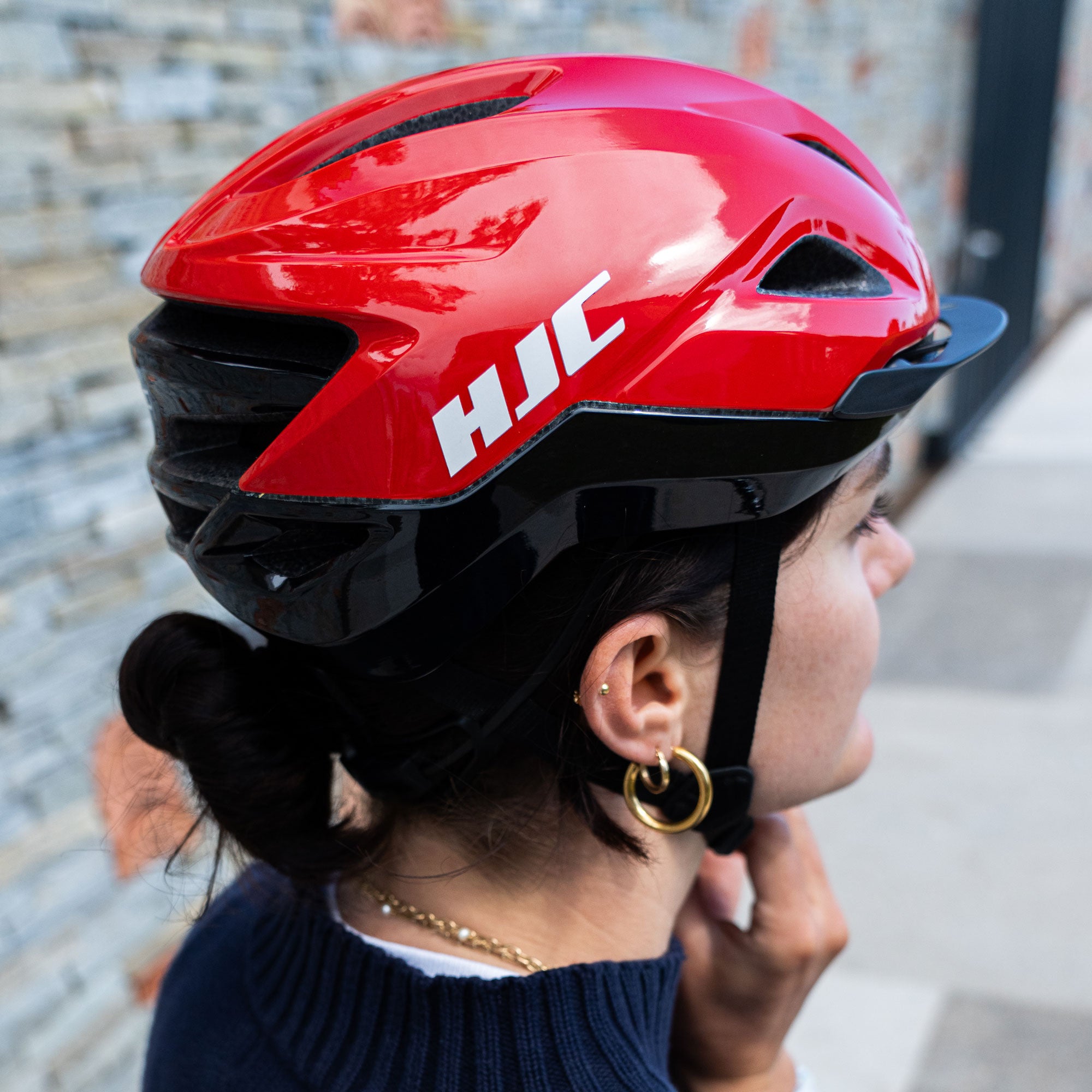 HJC Crosser Red Black S