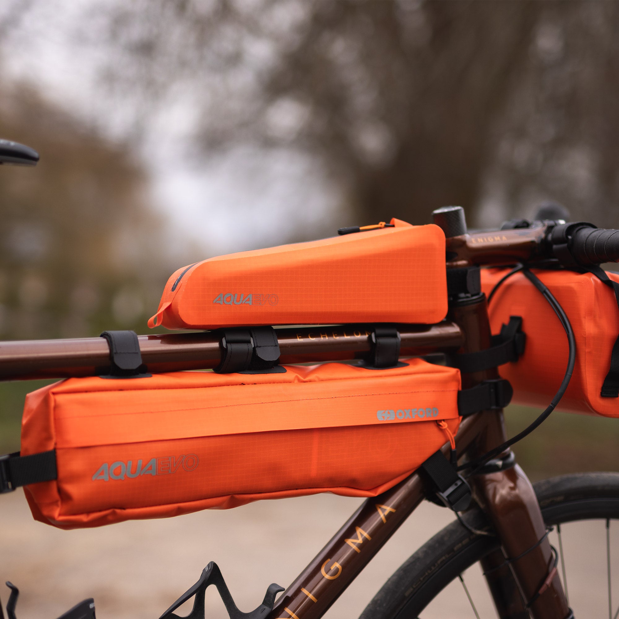 Oxford Aqua Evo Adventure XL Top Tube Pack-Orange