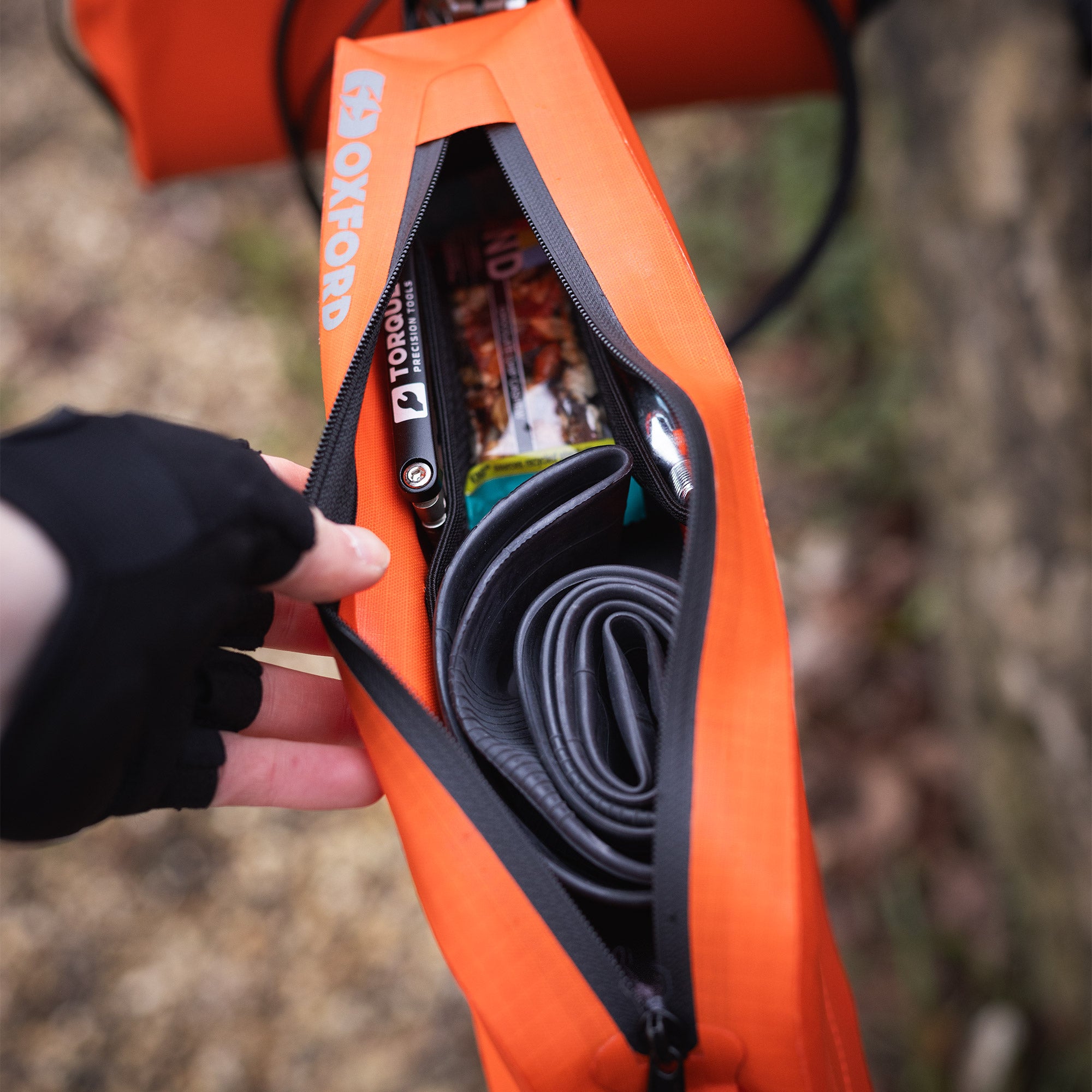 Oxford Aqua Evo Adventure XL Top Tube Pack-Orange