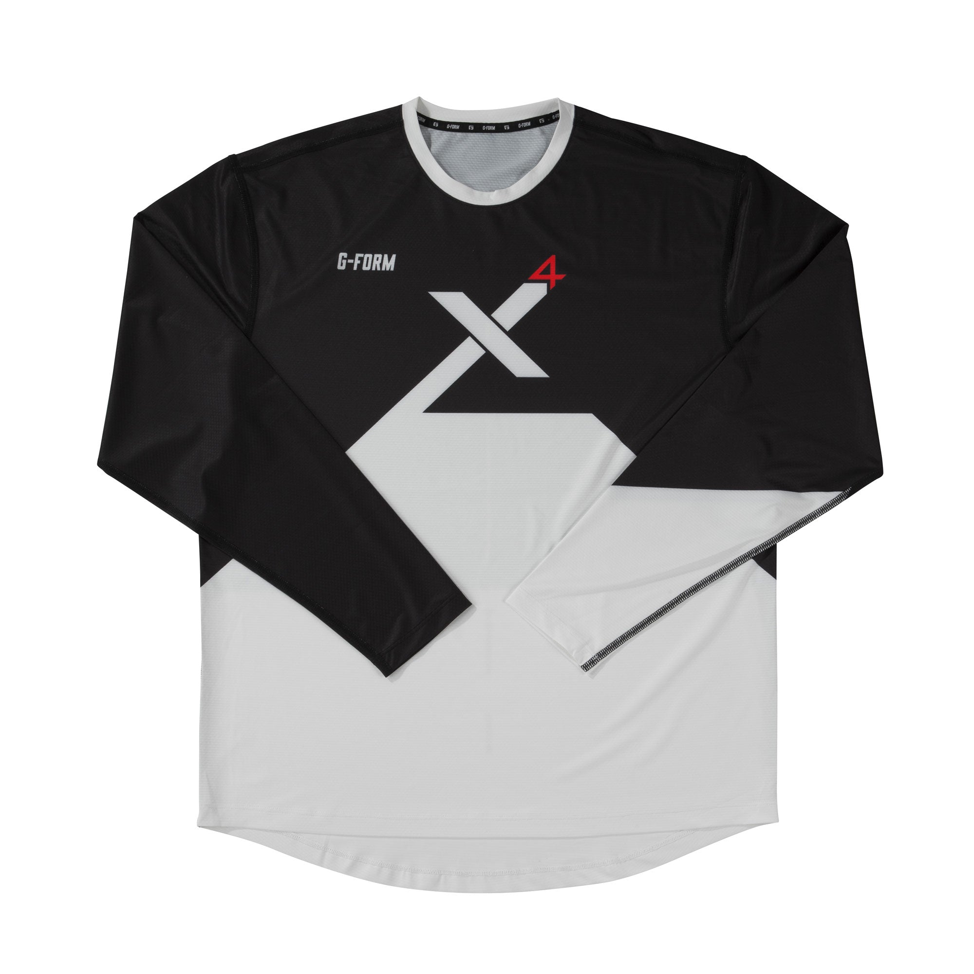 G-Form Pro-X4 L/S Bike Jersey Black/White S