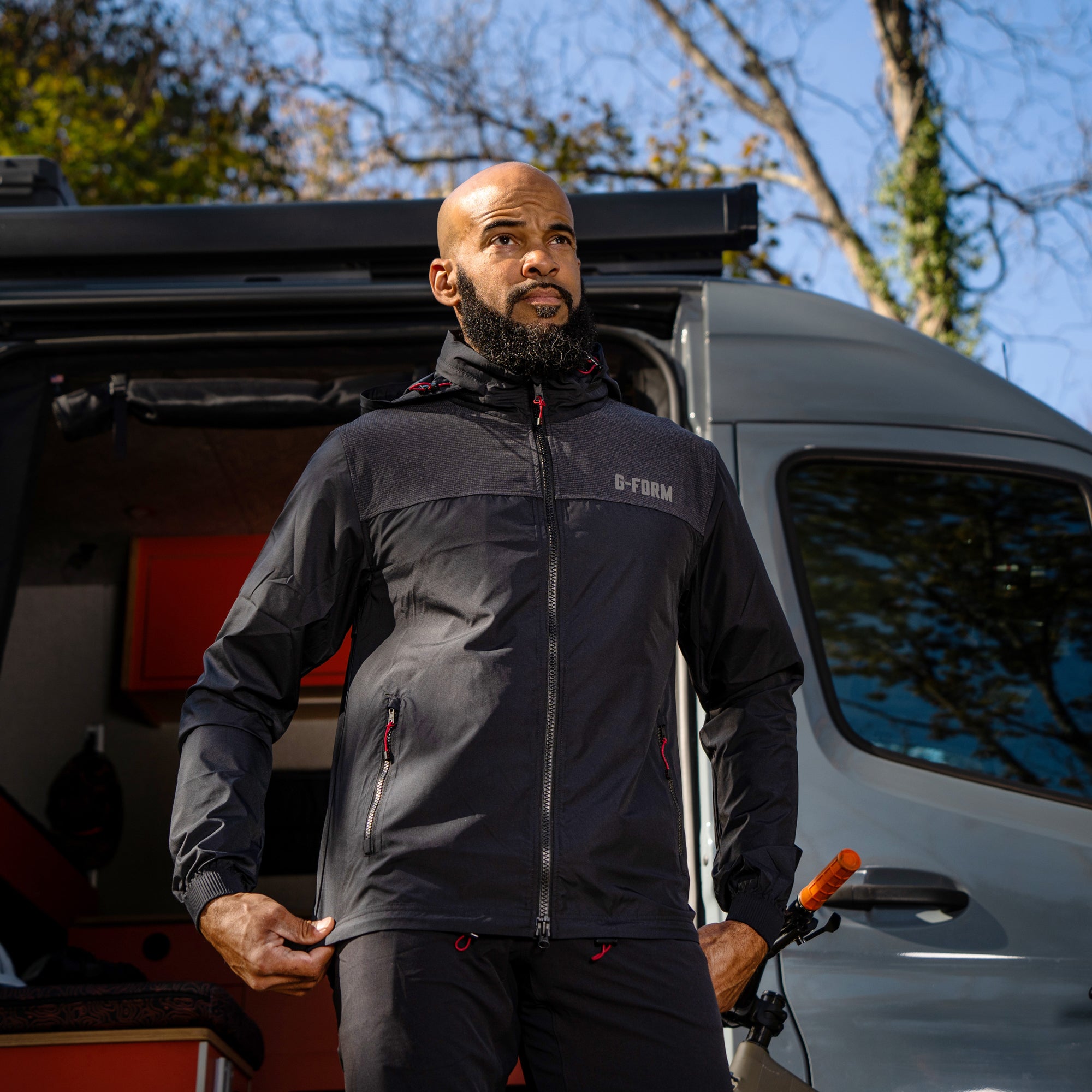 G-Form Tech Jacket Windbreaker Black S
