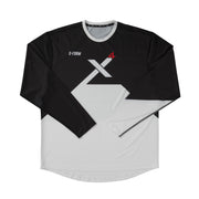 G-Form Youth Pro-X4 L/S Bike Jersey Black/White L/XL