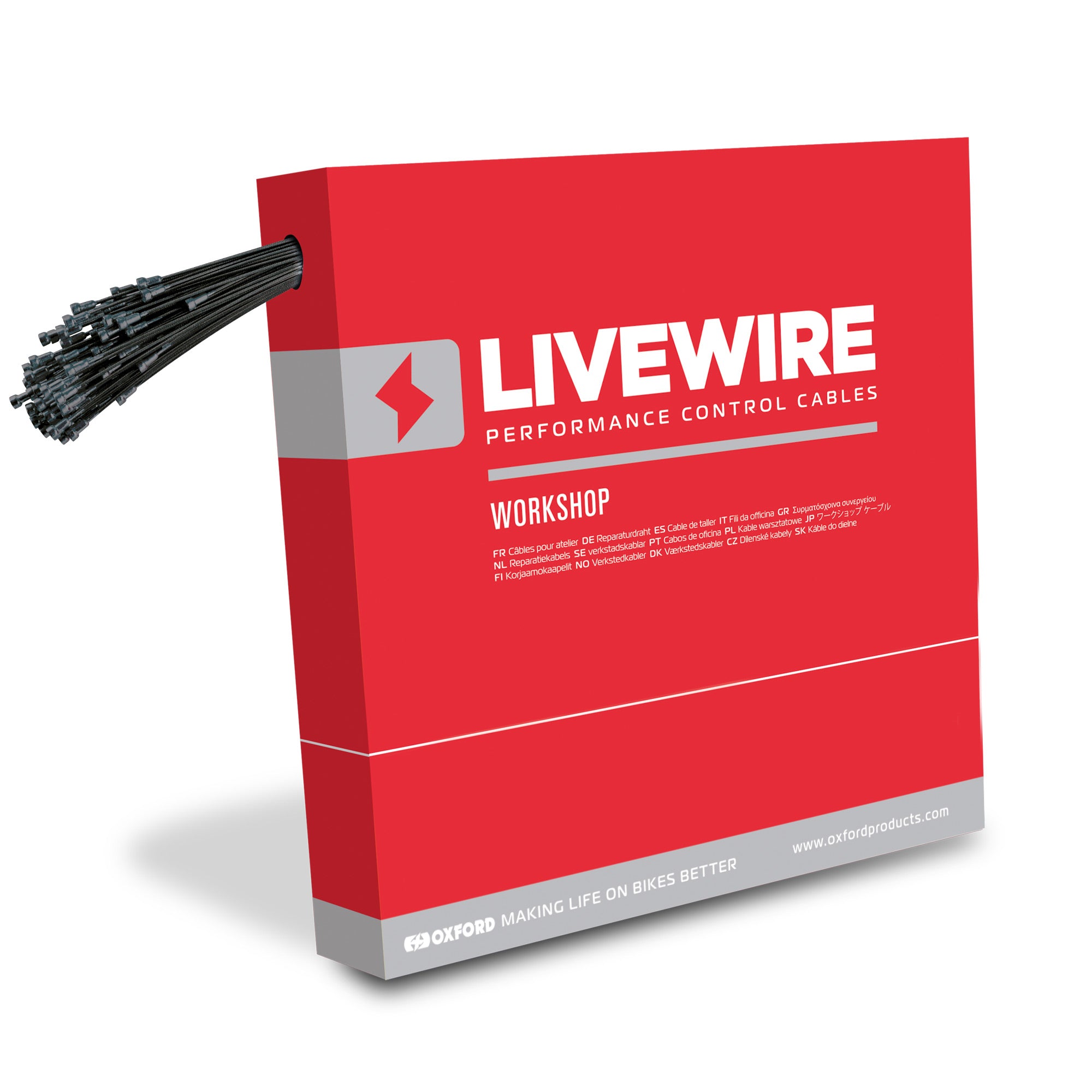 Livewire 100 x PTFE Coated Pear Brake Wire 1.5mm x 1.8m