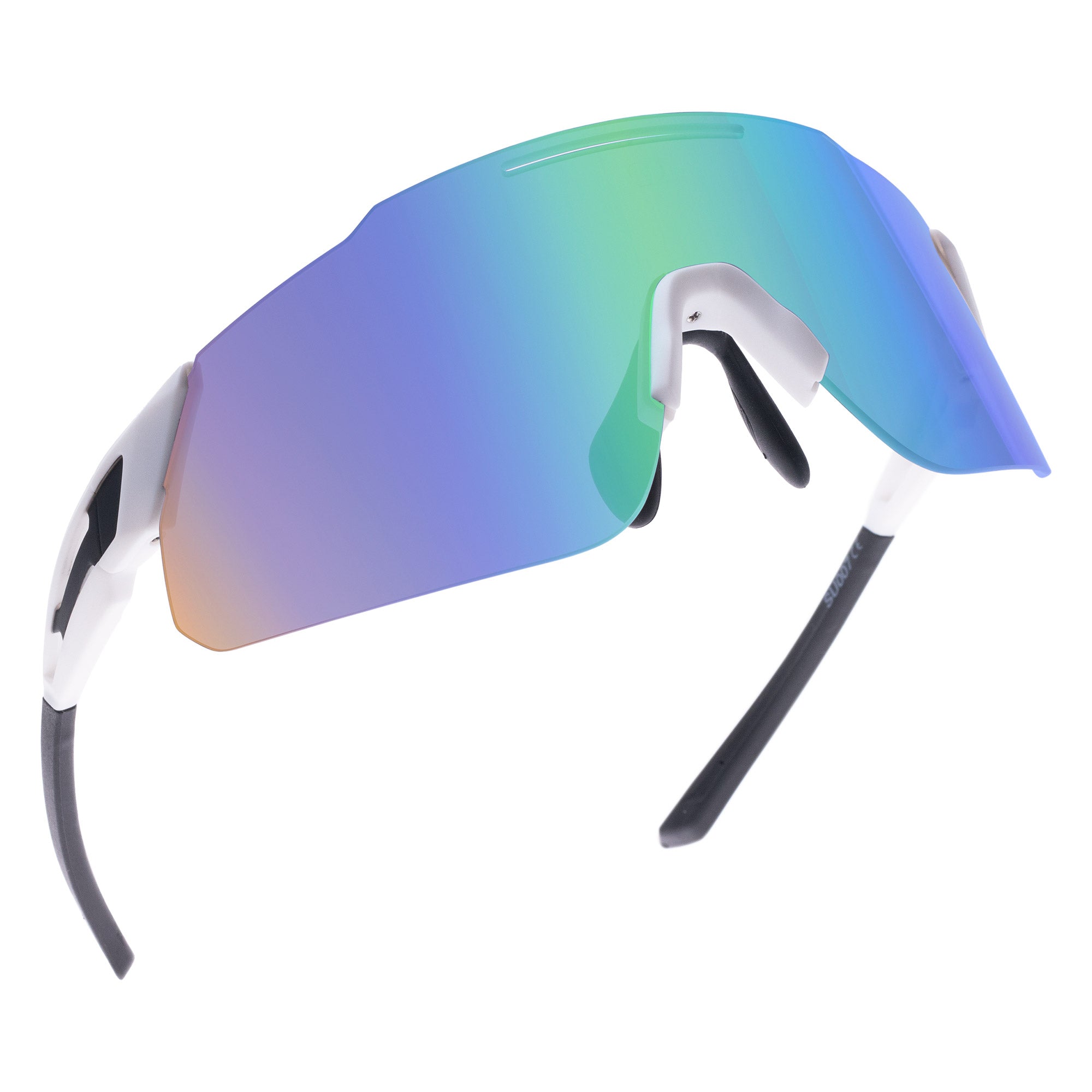 Oxford Corsa White Frame Rainbow Lens Sunglasses