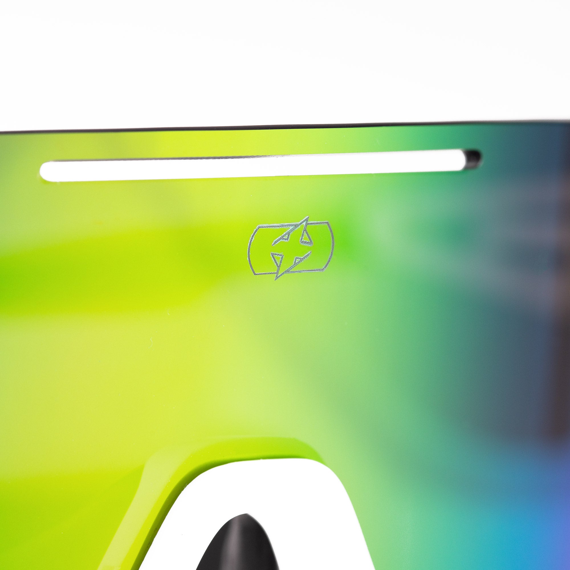 Oxford Corsa White Frame Rainbow Lens Sunglasses