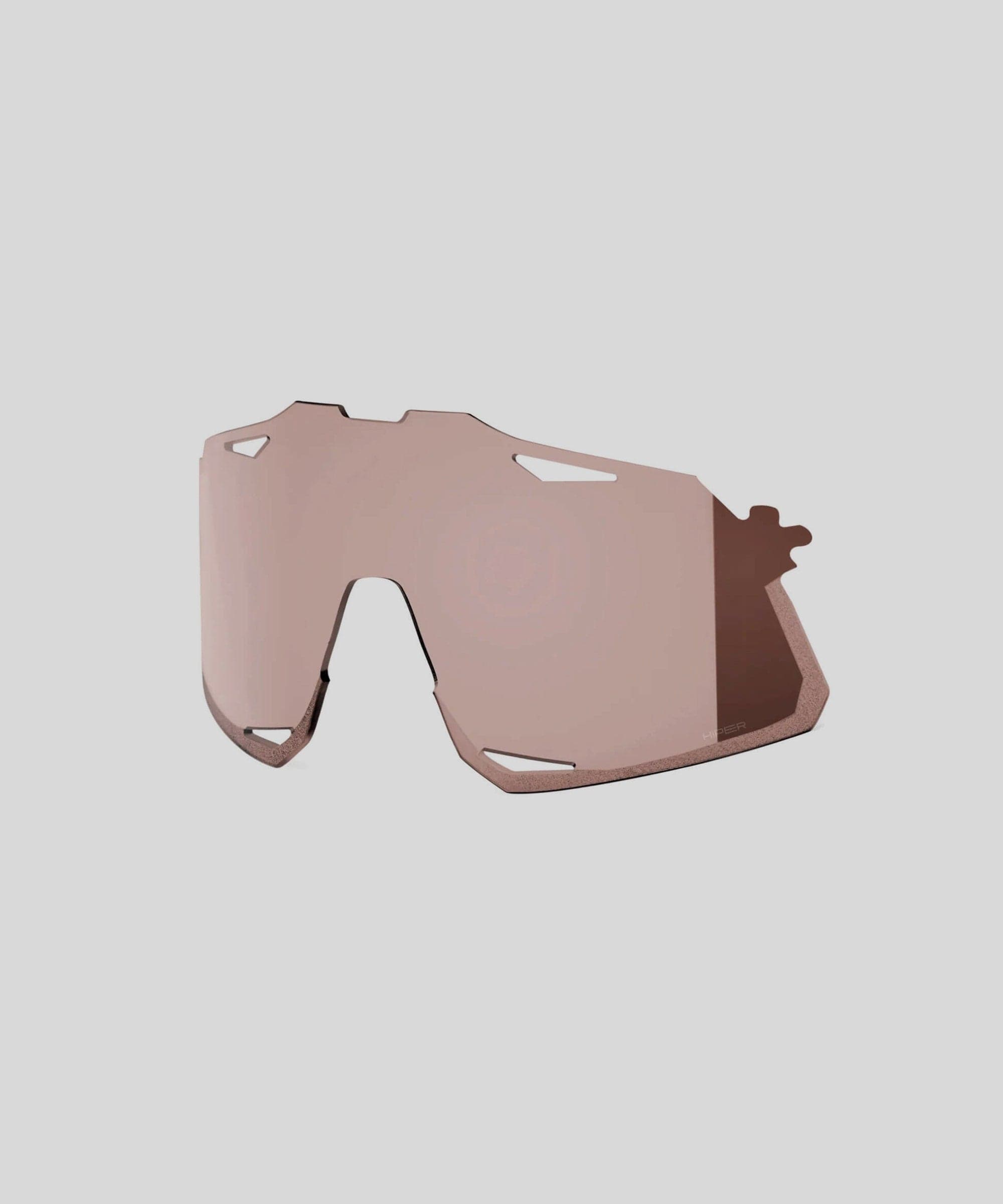100% Hypercraft Replacement Polycarbonate Lens - HiPER Crimson Silver Mirror