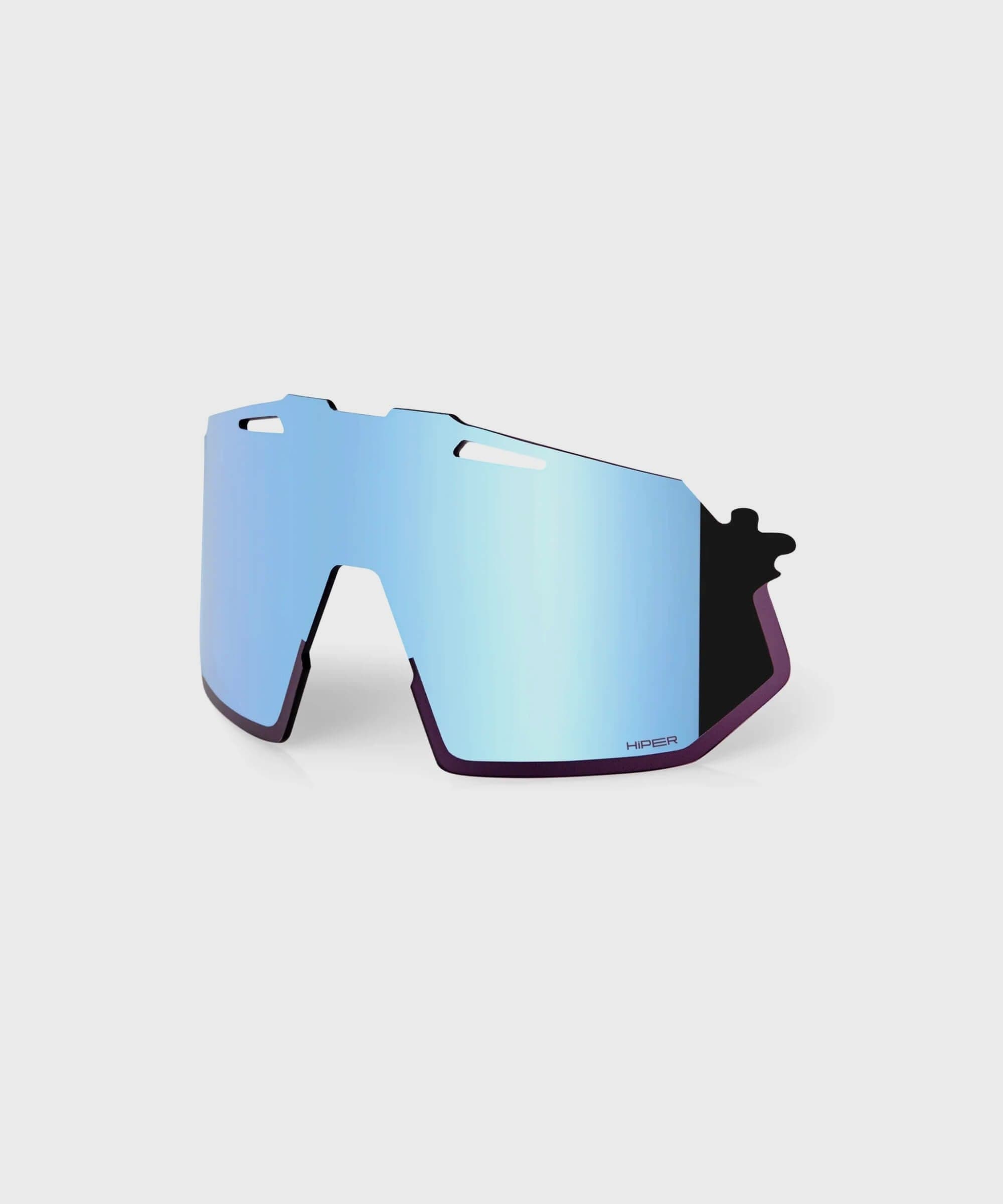 100% Hypercraft SQ Replacement Polycarbonate Lens - HiPER Blue Multilayer Mirror