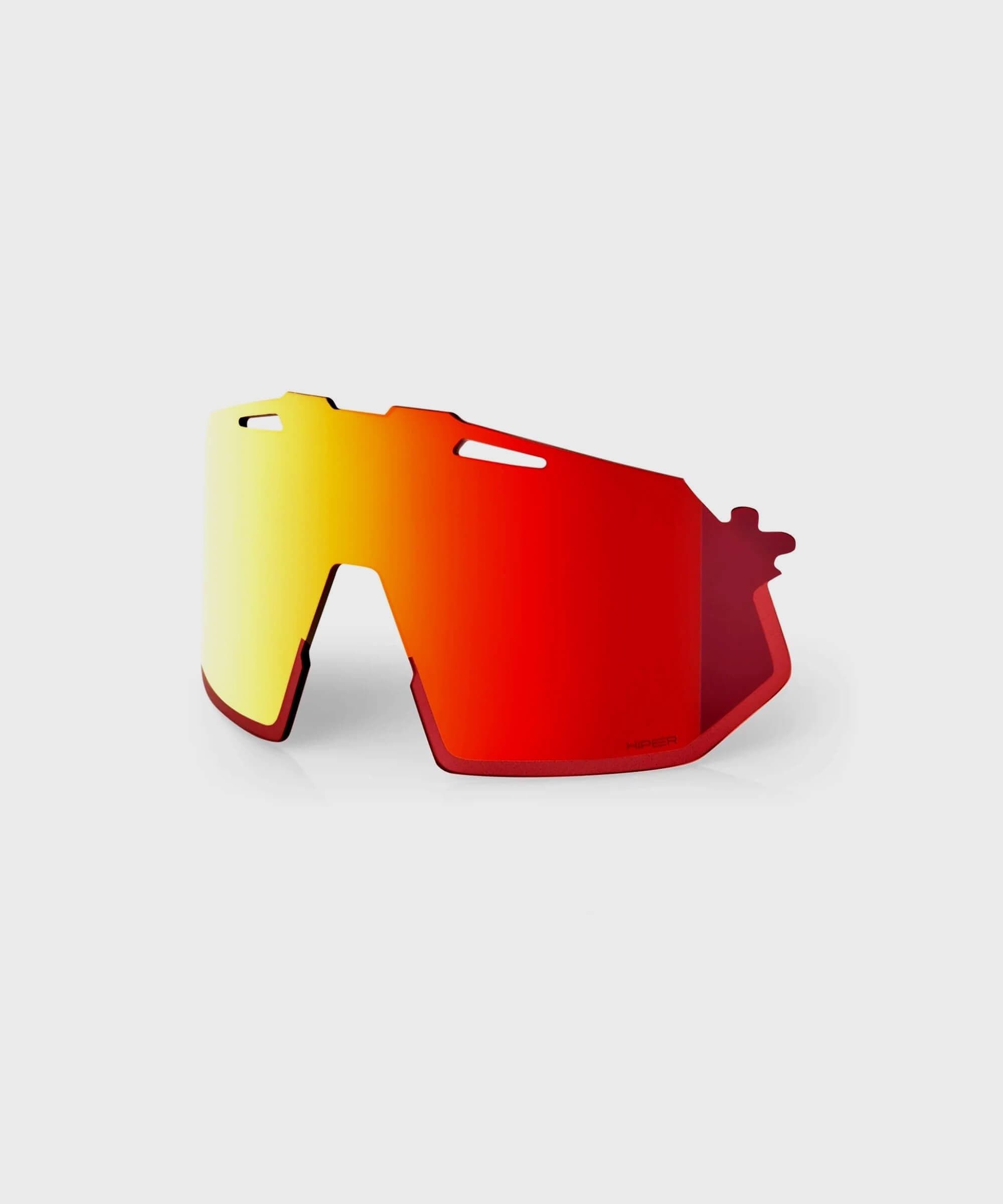 100% Hypercraft SQ Replacement Polycarbonate Lens - HiPER Red Multilayer Mirror