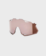 100% Hypercraft XS Replacement Polycarbonate Lens - HiPER Crimson Silver Mirror
