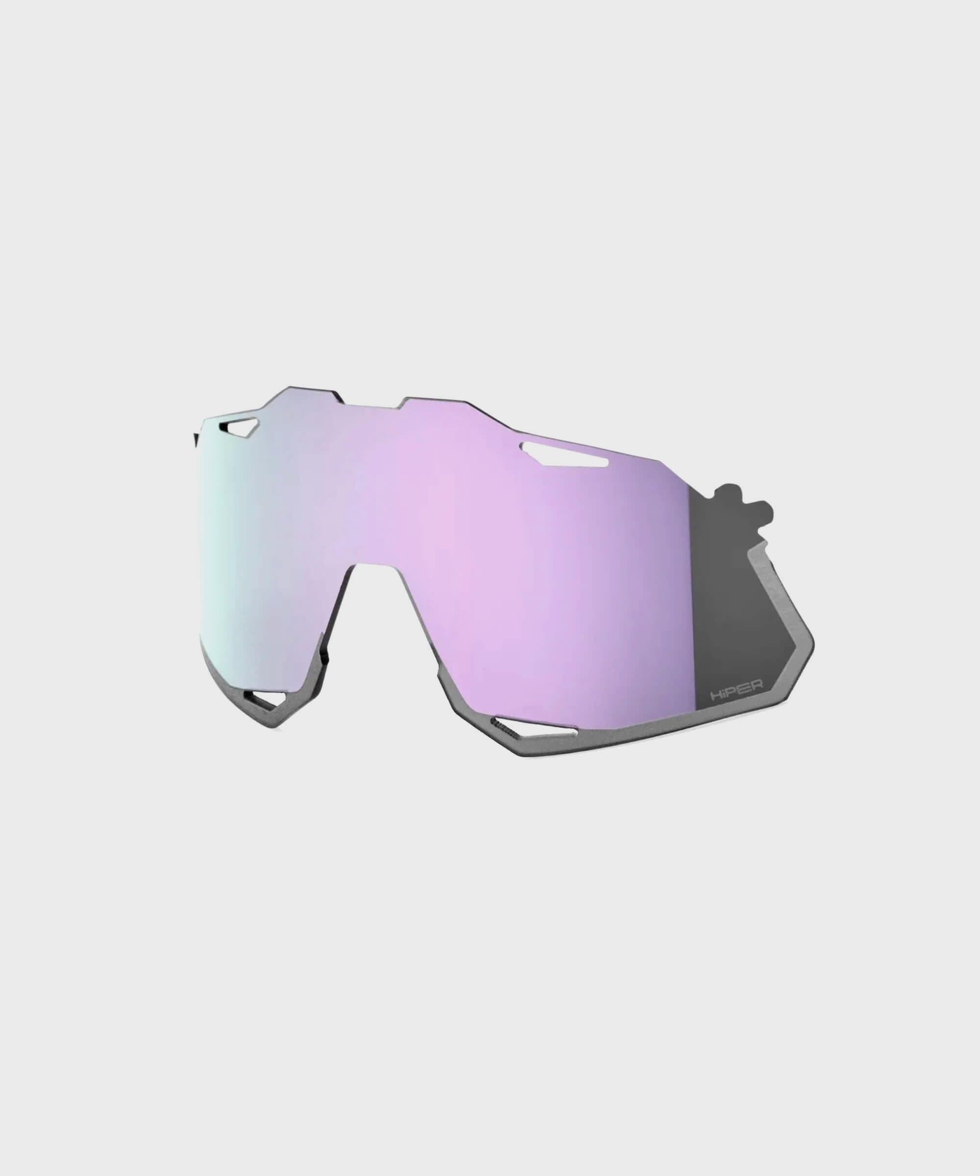 100% Hypercraft XS Replacement Polycarbonate Lens - HiPER Lavender Mirror