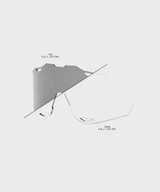 100% Hypercraft XS Replacement Polycarbonate Lens - Photochromic Clear / Smoke