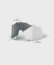 100% Speedcraft Replacement Lens - Photochromic Clear / Smoke