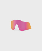 100% Speedcraft XS Replacement Lens - Matte White - HiPER Silver Mirror Lens