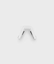 100% Speedcraft XS Replacement Nose Bridge Kit - Short / Matte White