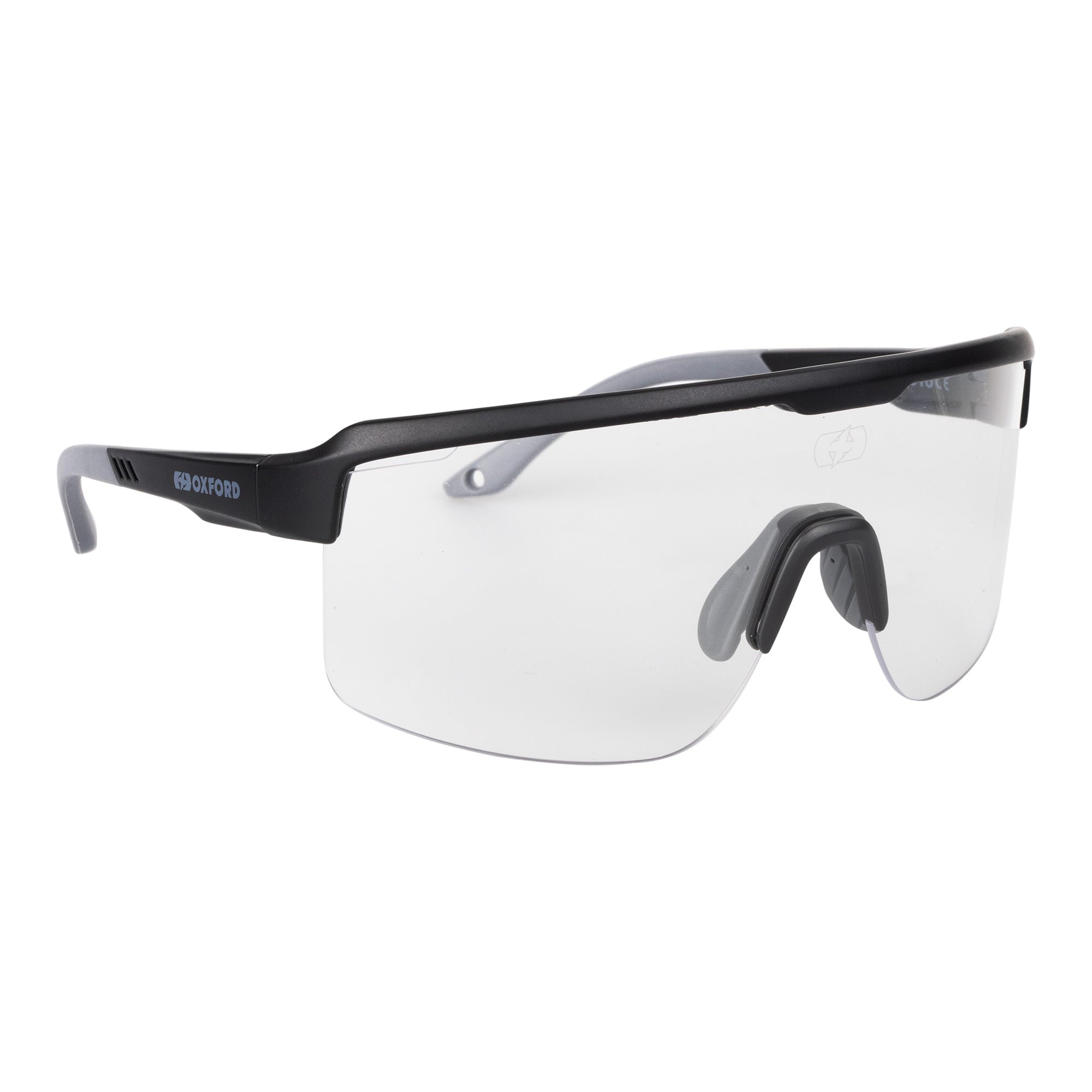 Oxford Pave Black Frame Clear Lens Glasses