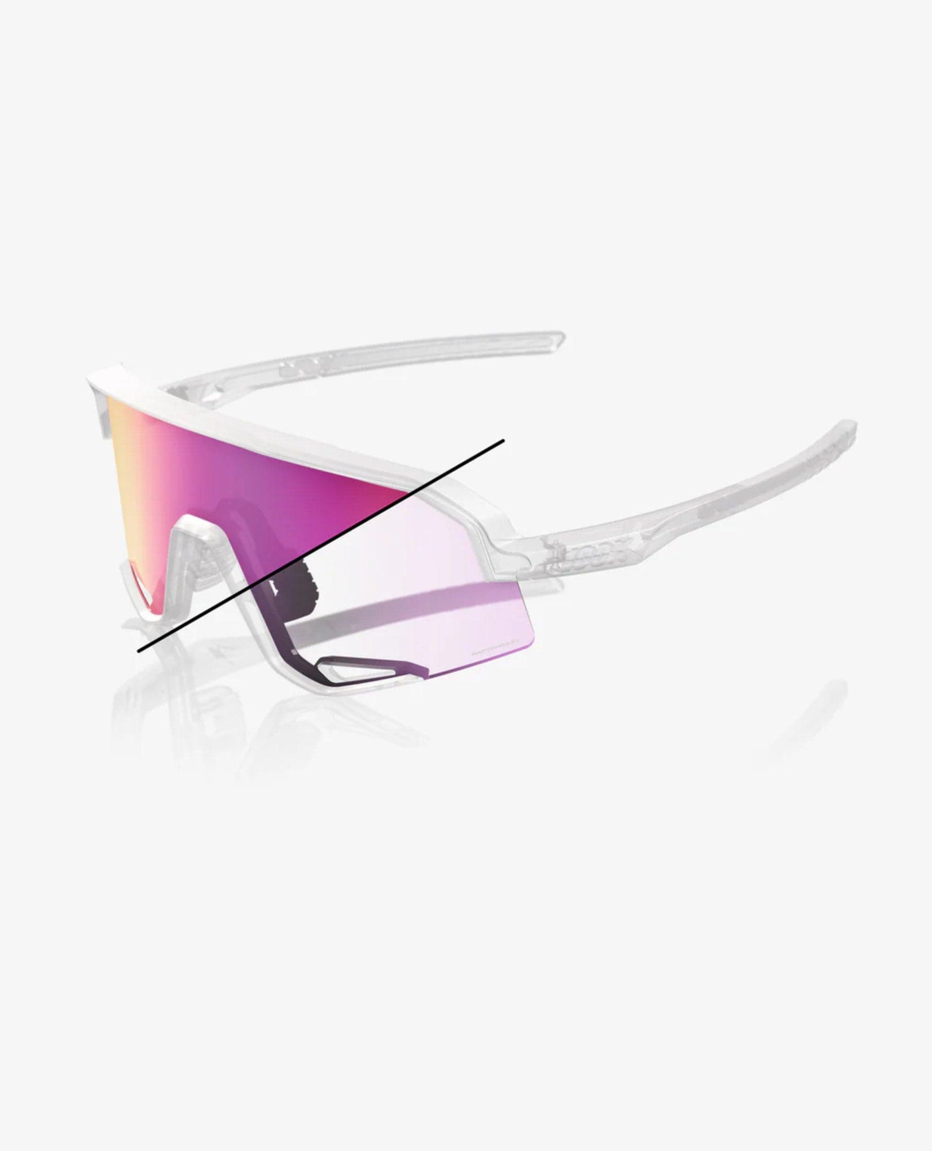 100% Slendale Replacement Lens - Purple Mirror Photochromic