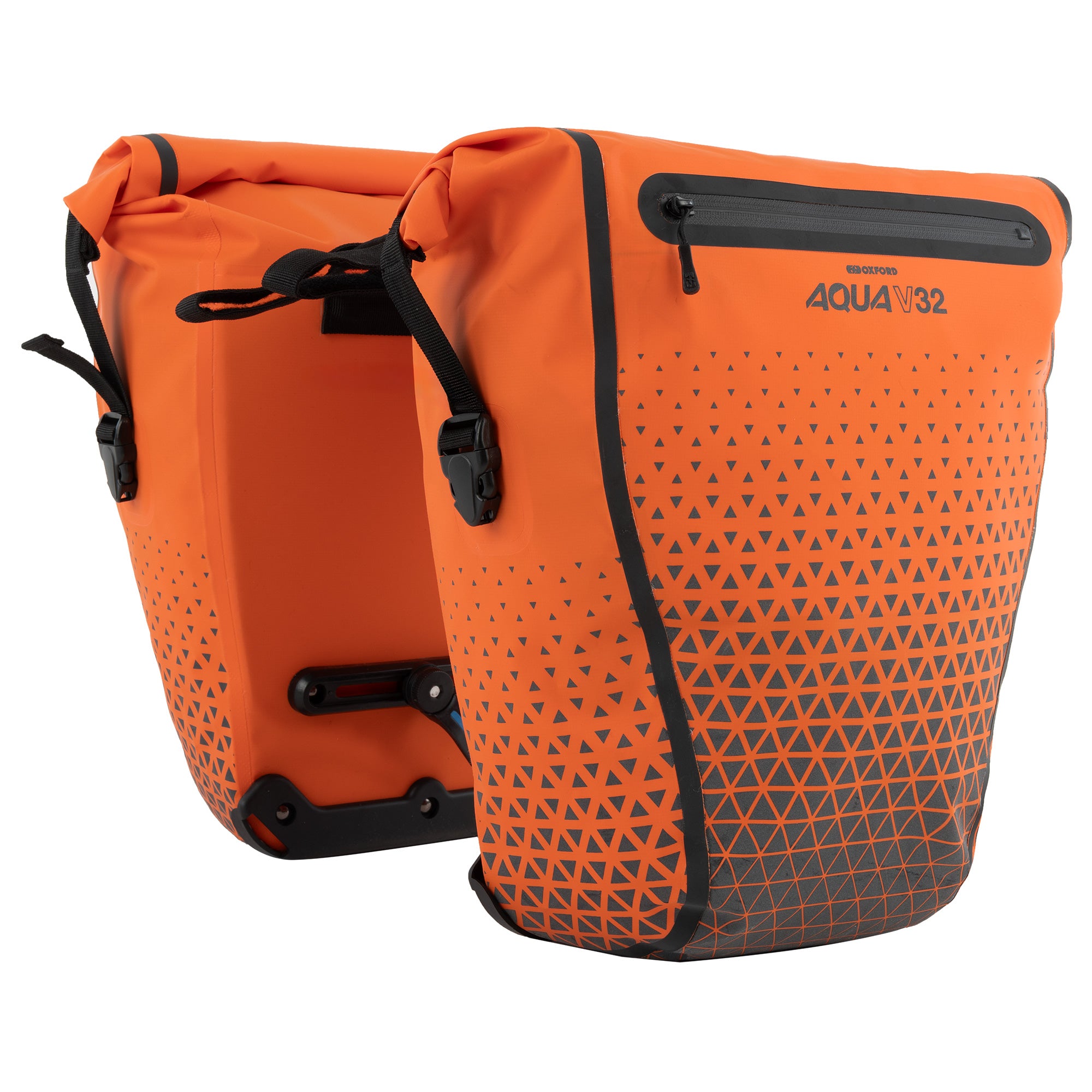 Oxford Aqua V 32 Double Pannier Bag Orange