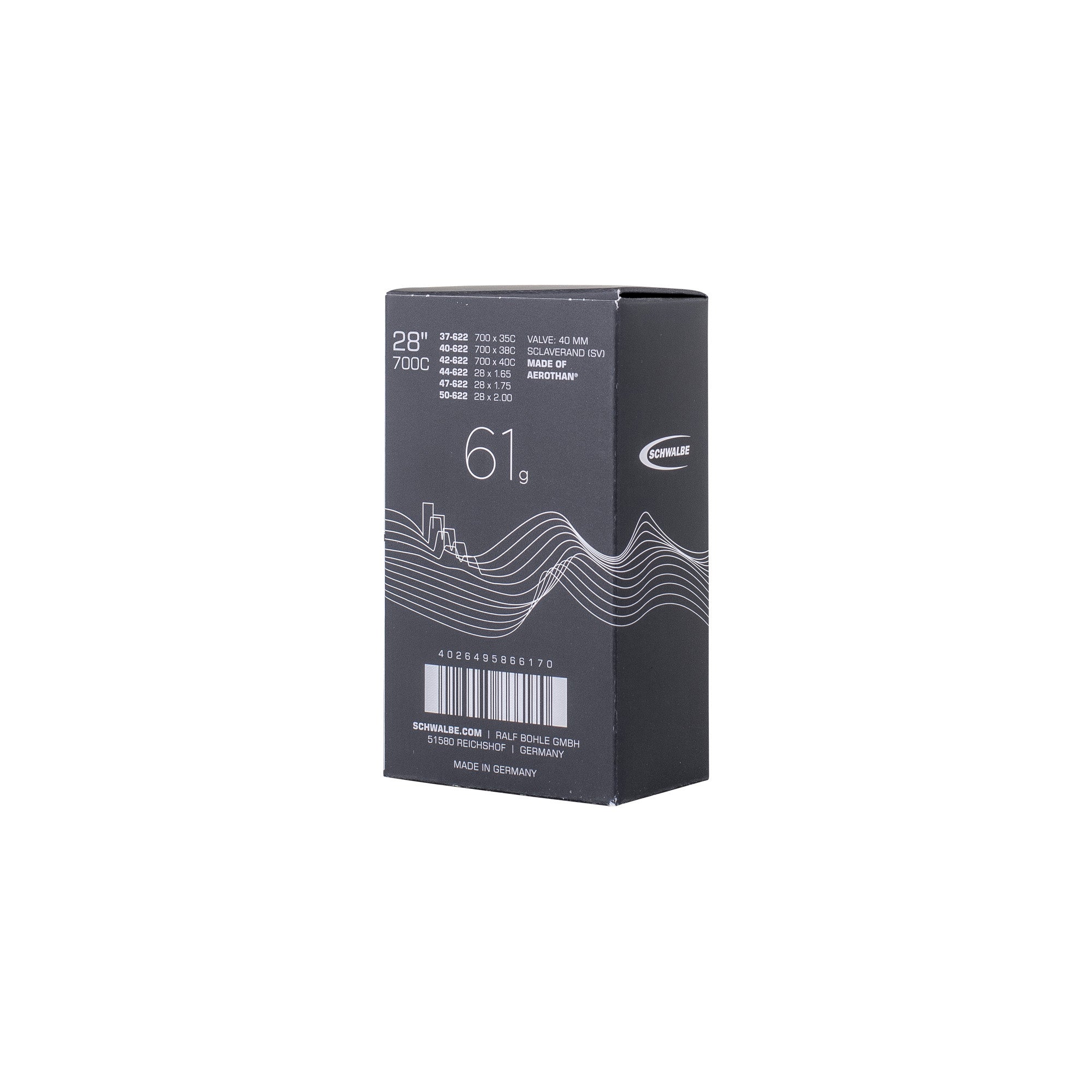 Schwalbe SV17AE Aerothan Inner Tube 700 x 37-50c