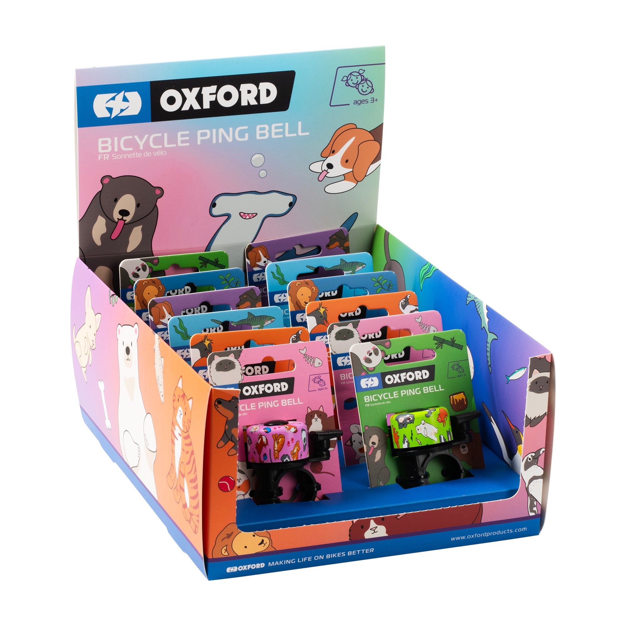 Oxford Junior Ping Bells Mixed Display Box of 12 Pcs