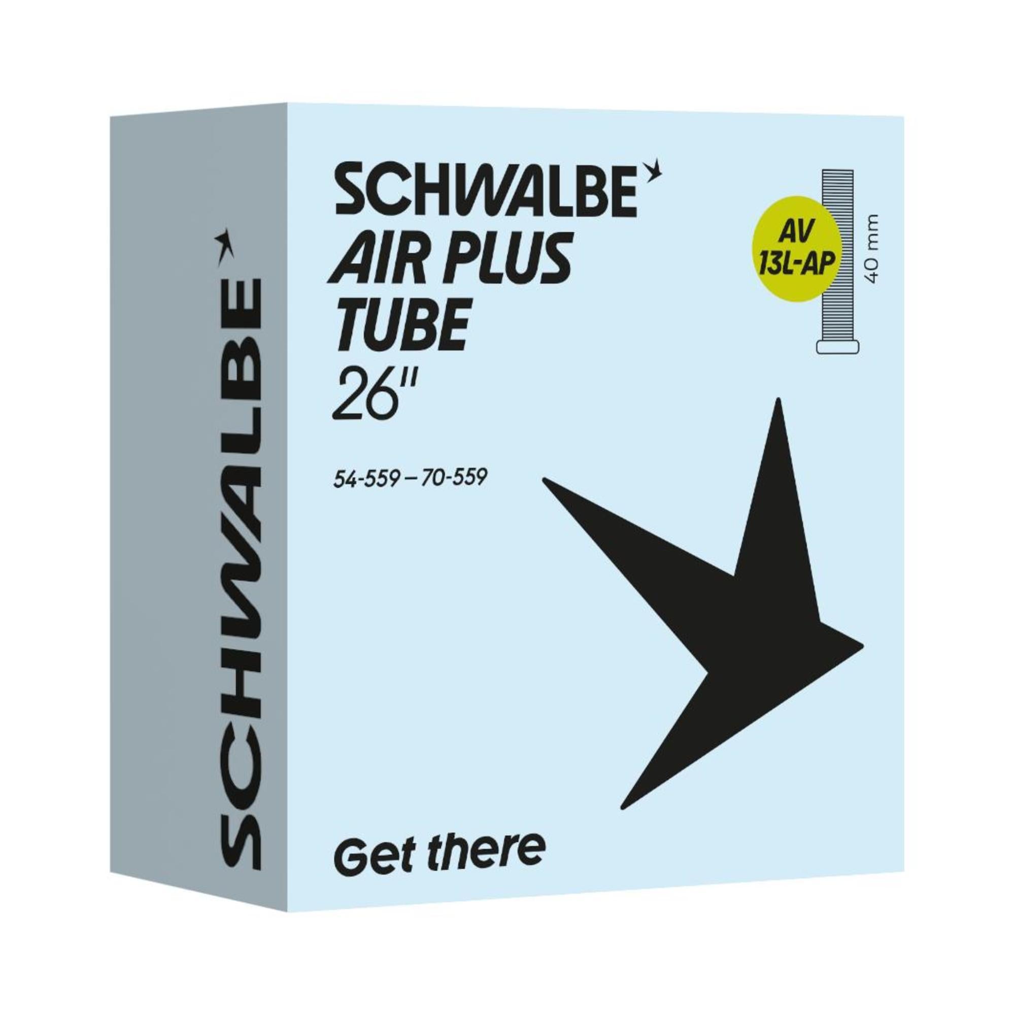 Schwalbe AV13L Air Plus Inner Tube 26 x 2.10-2.75