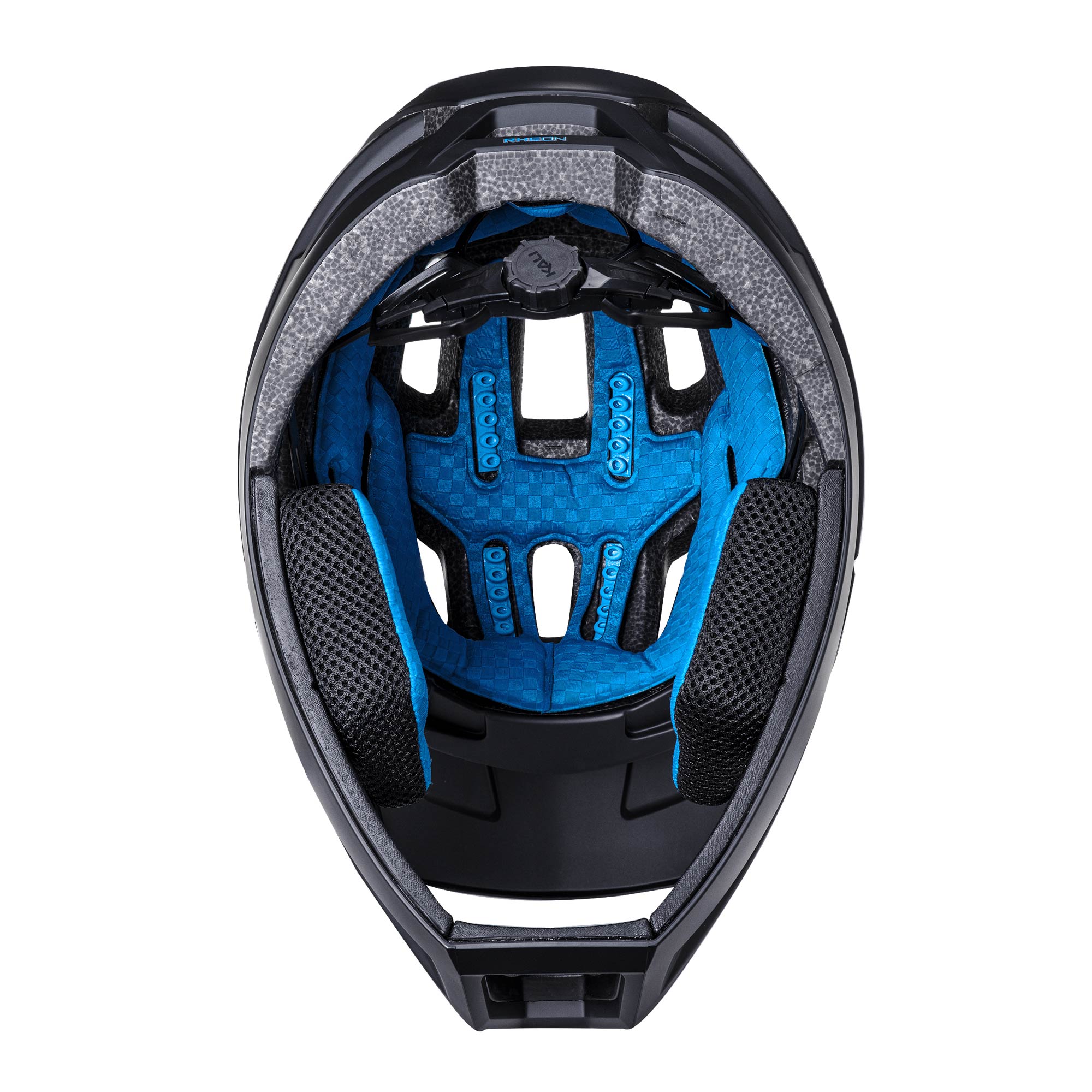 Kali DH Invader Sld Mat Black/Gls Black XS-M