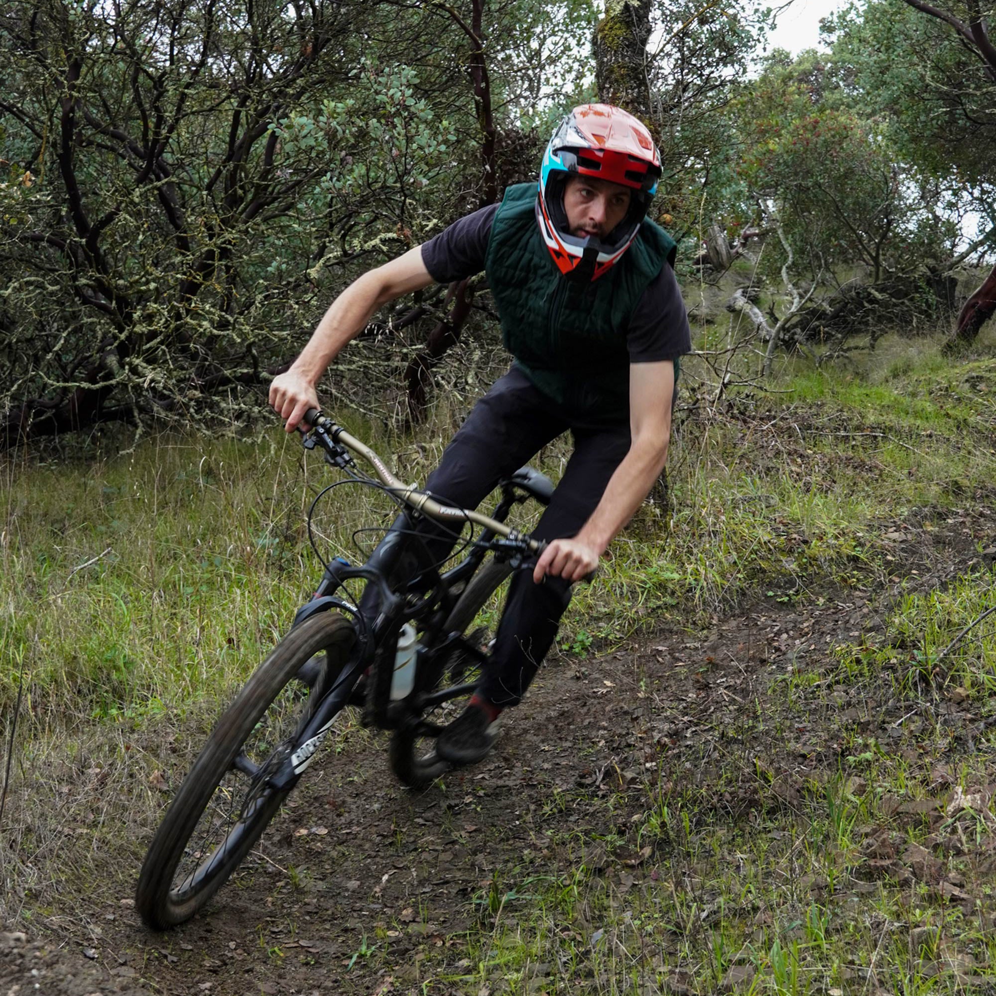 Kali Trinity Carbon Quake Black/Red/White XL