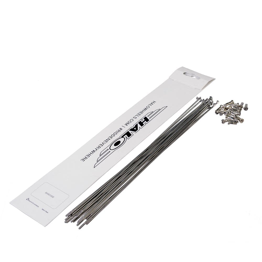 Halo Stainless Spokes 20 Pack Silver 274mm